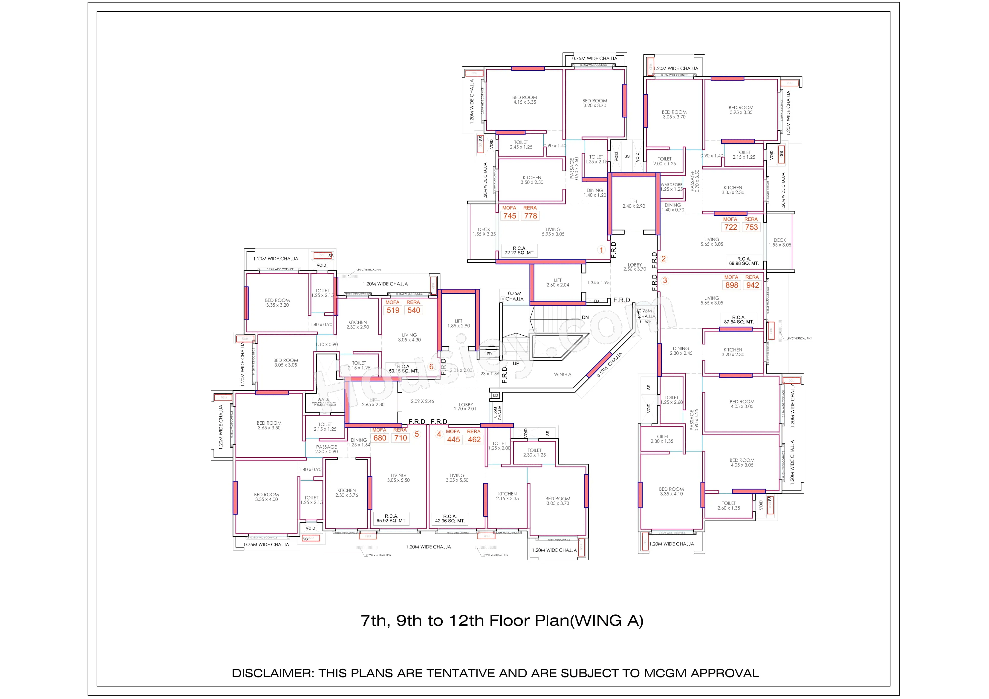 Rishabraj Avyaana Floor plan 3