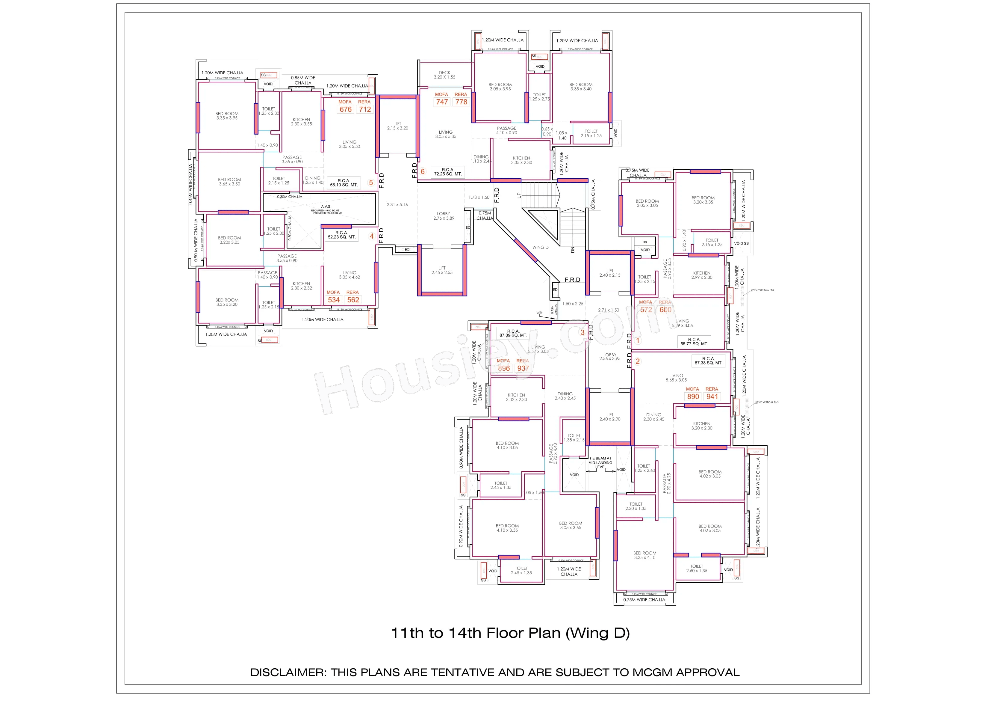 Rishabraj Avyaana Floor plan 13