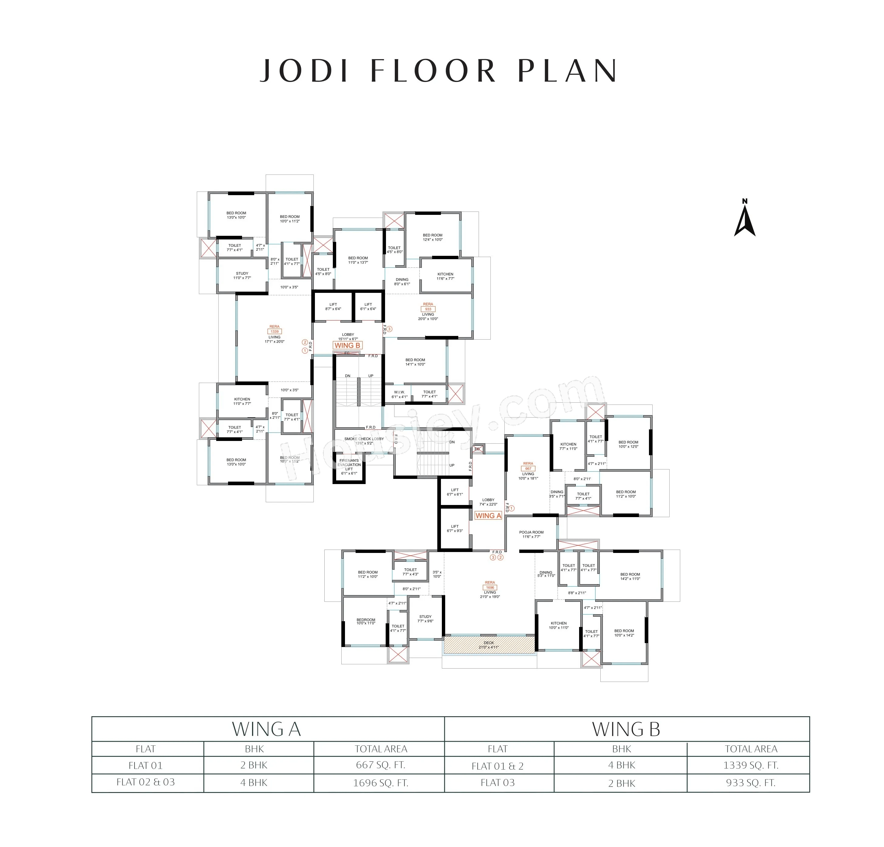 Rishabraj Ceramont Floor plan 2