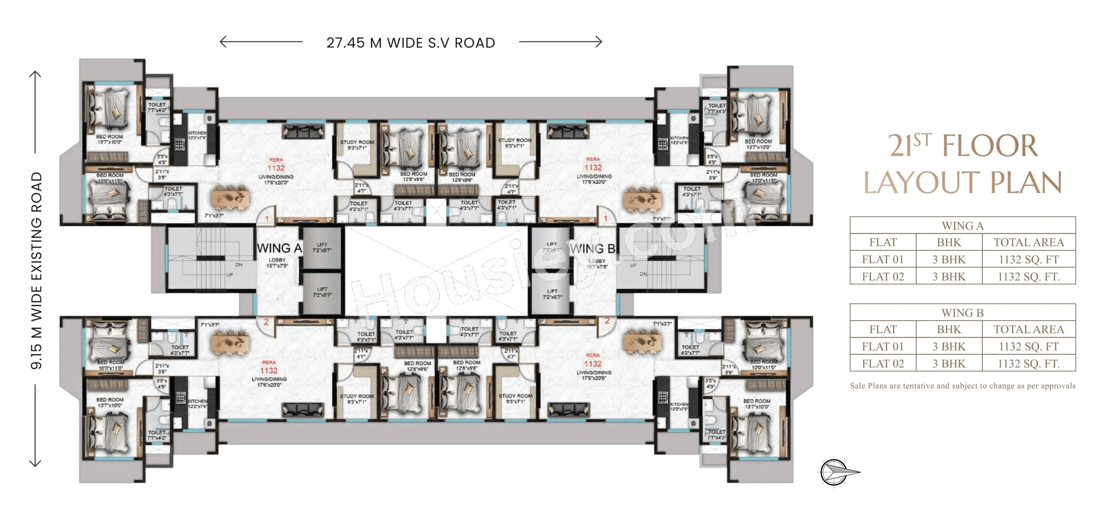 Rishabraj Emerald Floor plan 1