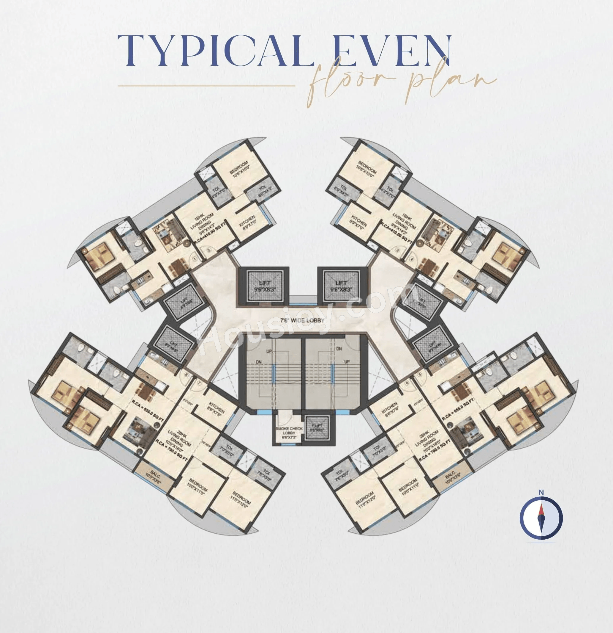Rishabraj Opulence Floor plan 1