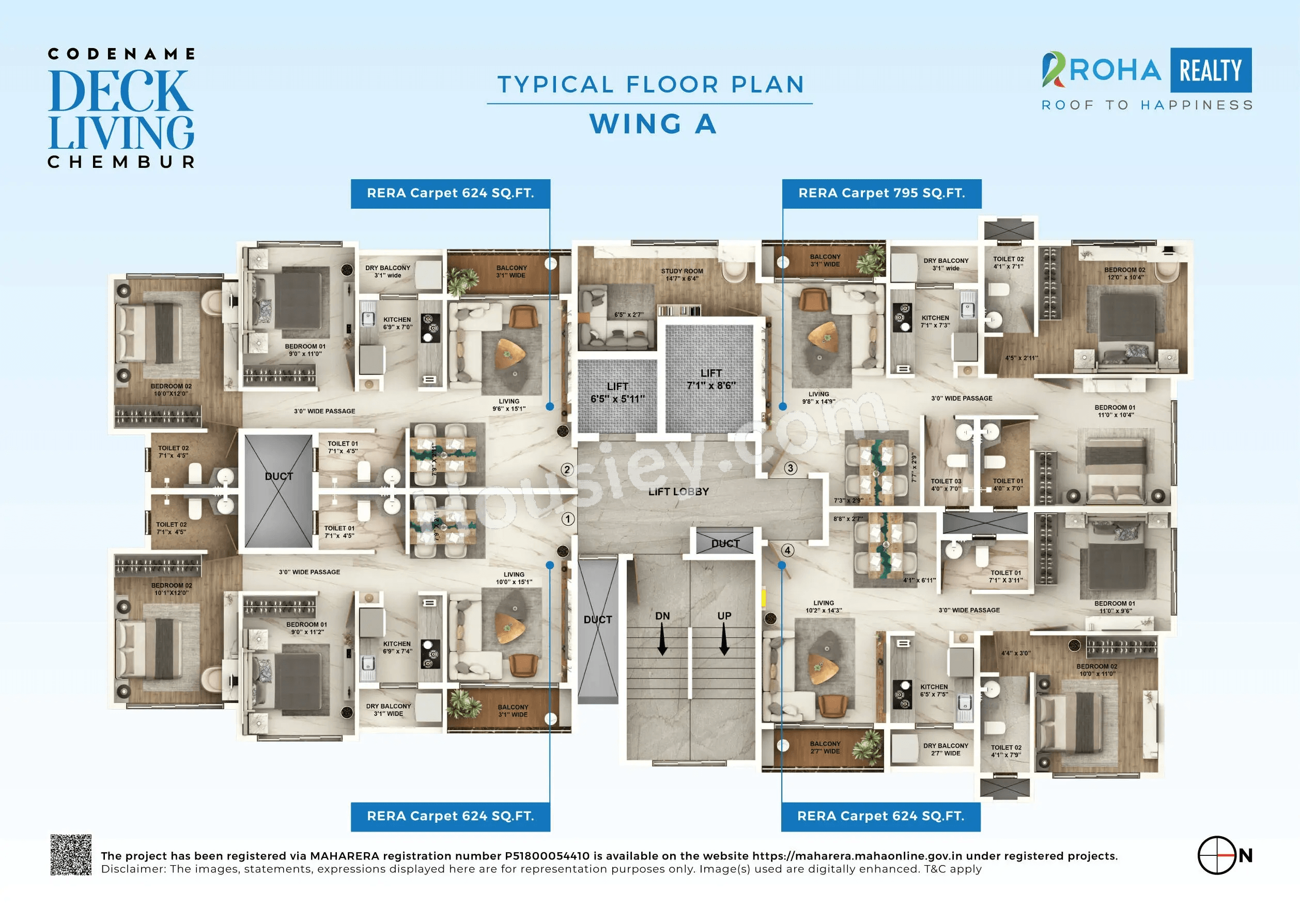 Roha Eva Aria Floor plan 1