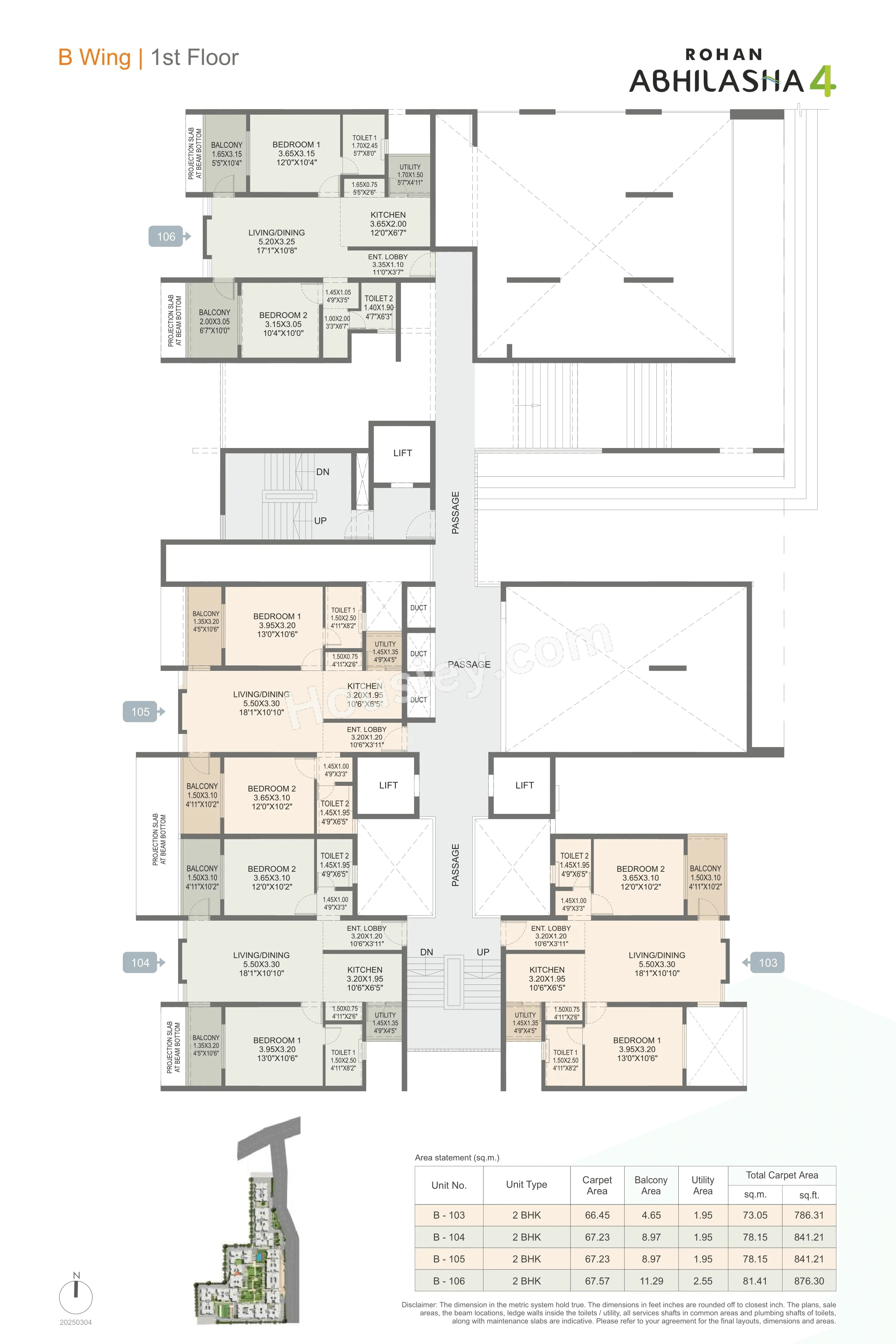 Rohan Abhilasha Floor plan 9