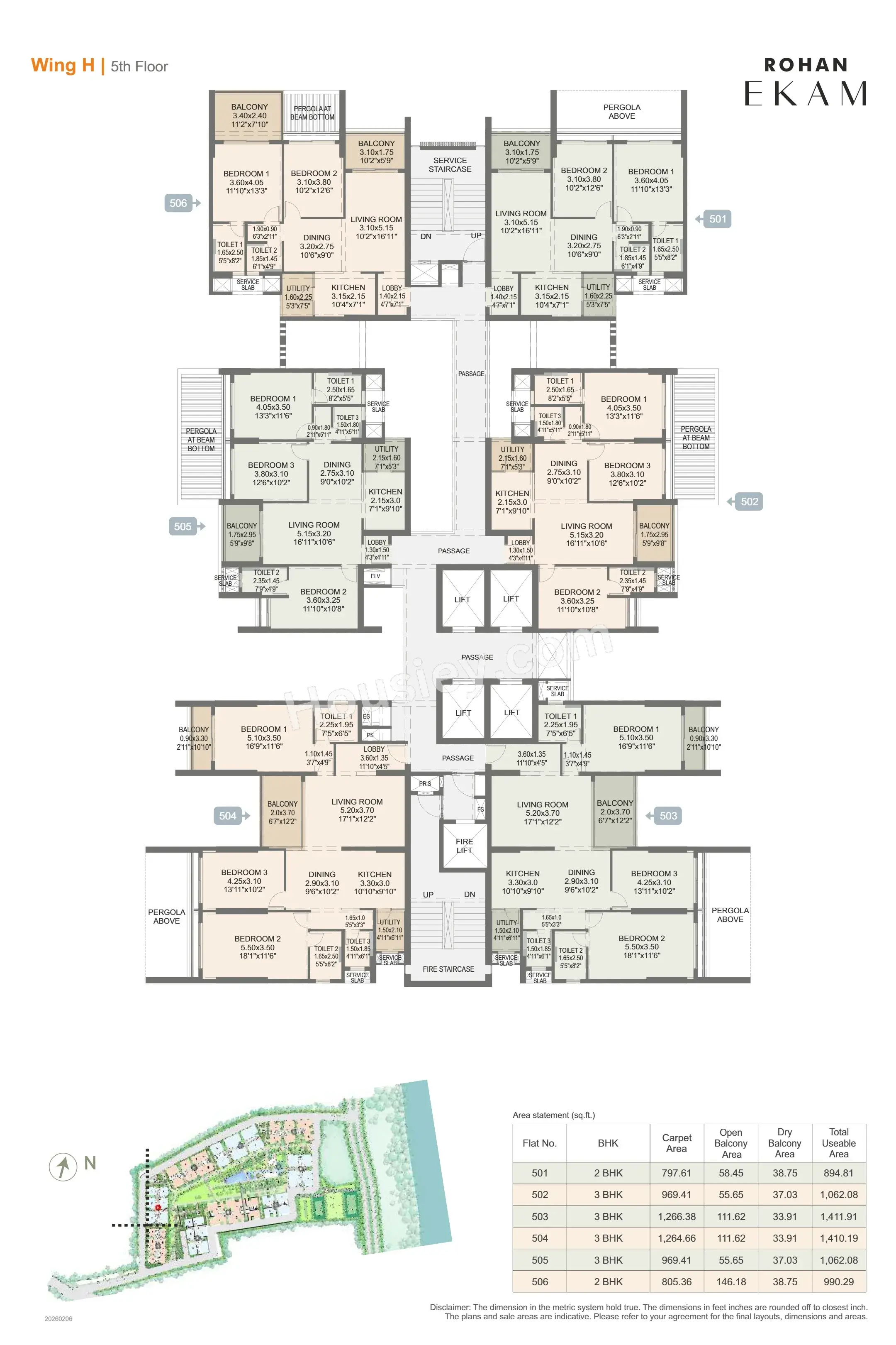 Rohan EKAM Floor plan 11