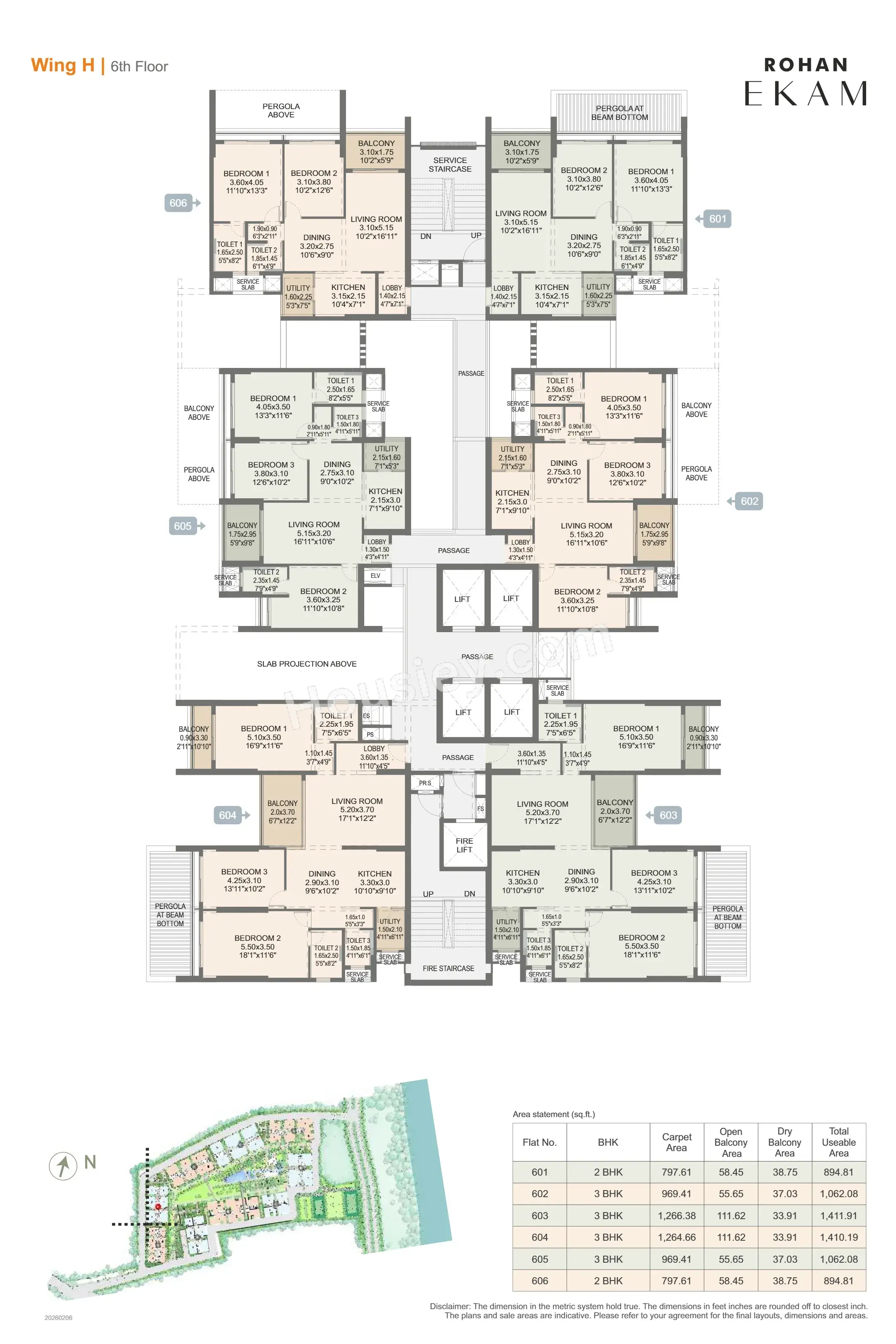 Rohan EKAM Floor plan 12