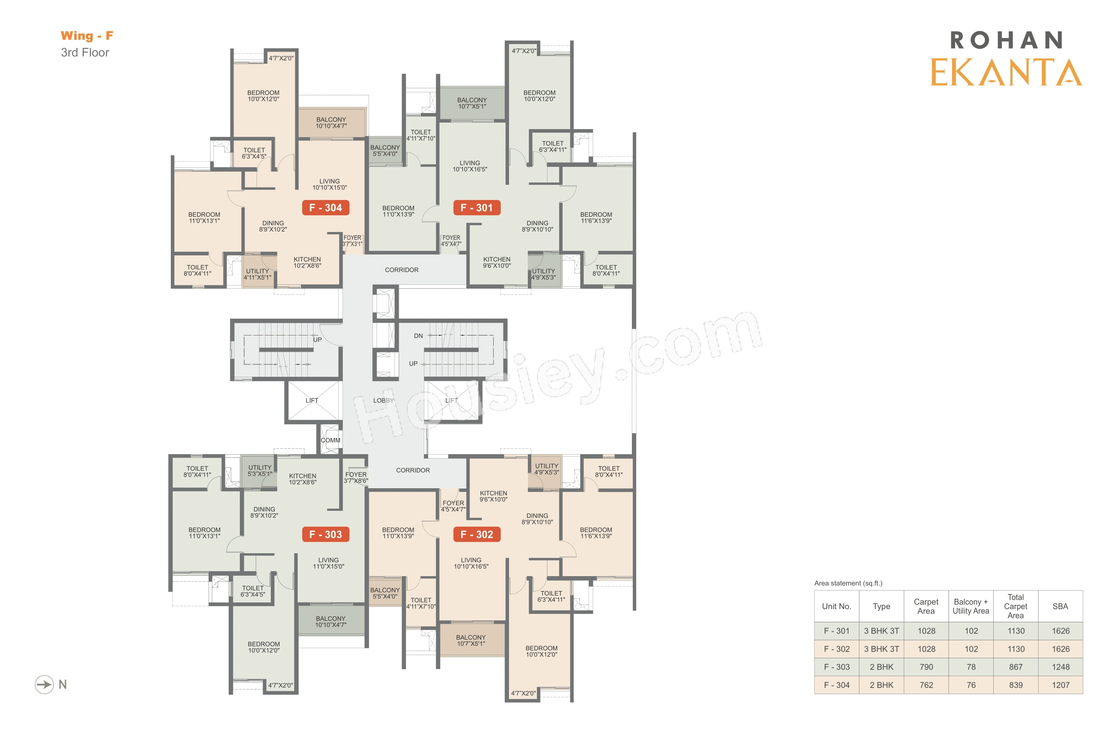 Rohan Ekanta Floor plan 3