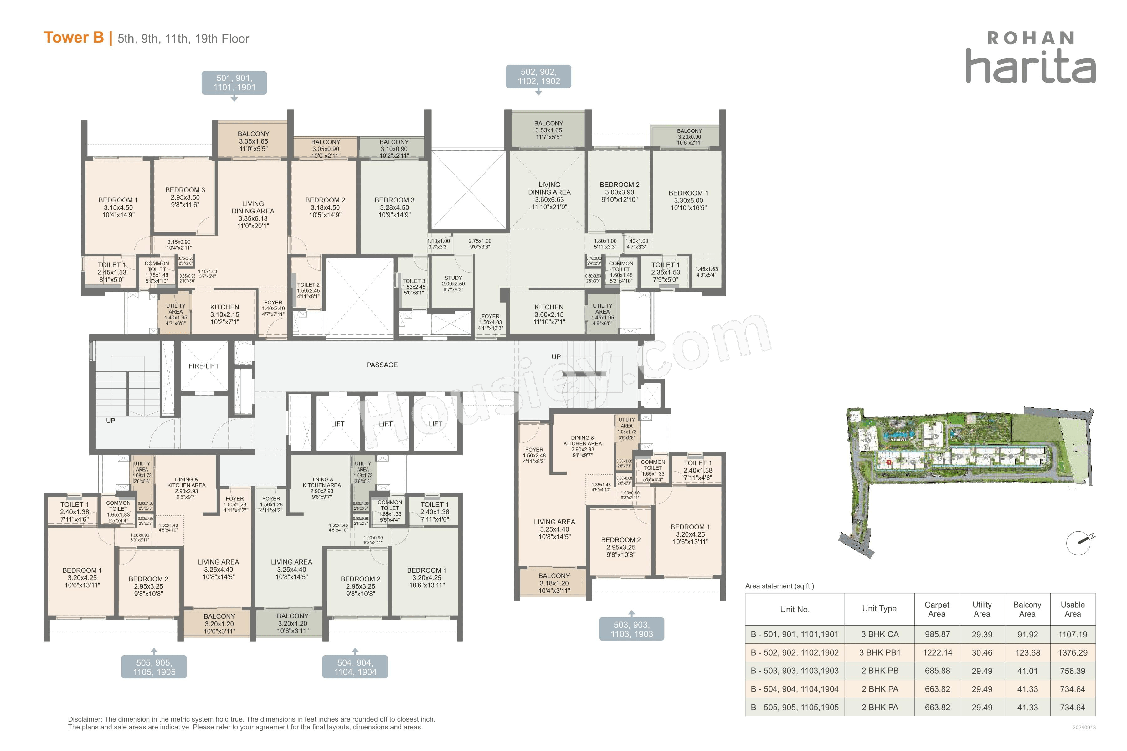 Rohan Harita Floor plan 12