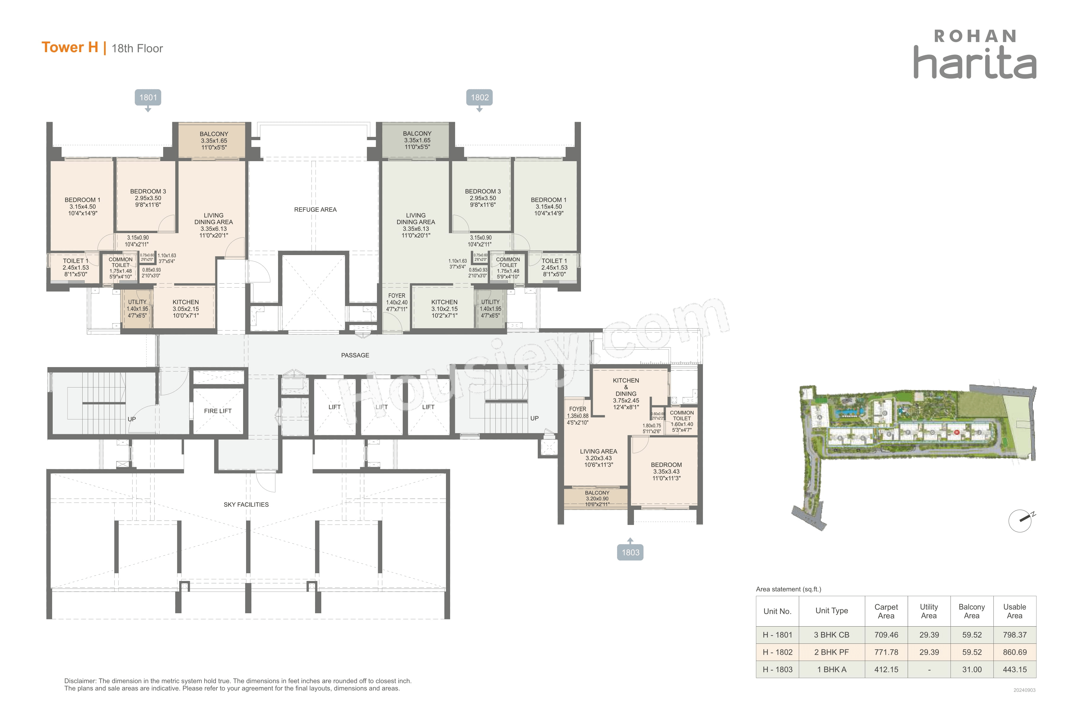 Rohan Harita Floor plan 15
