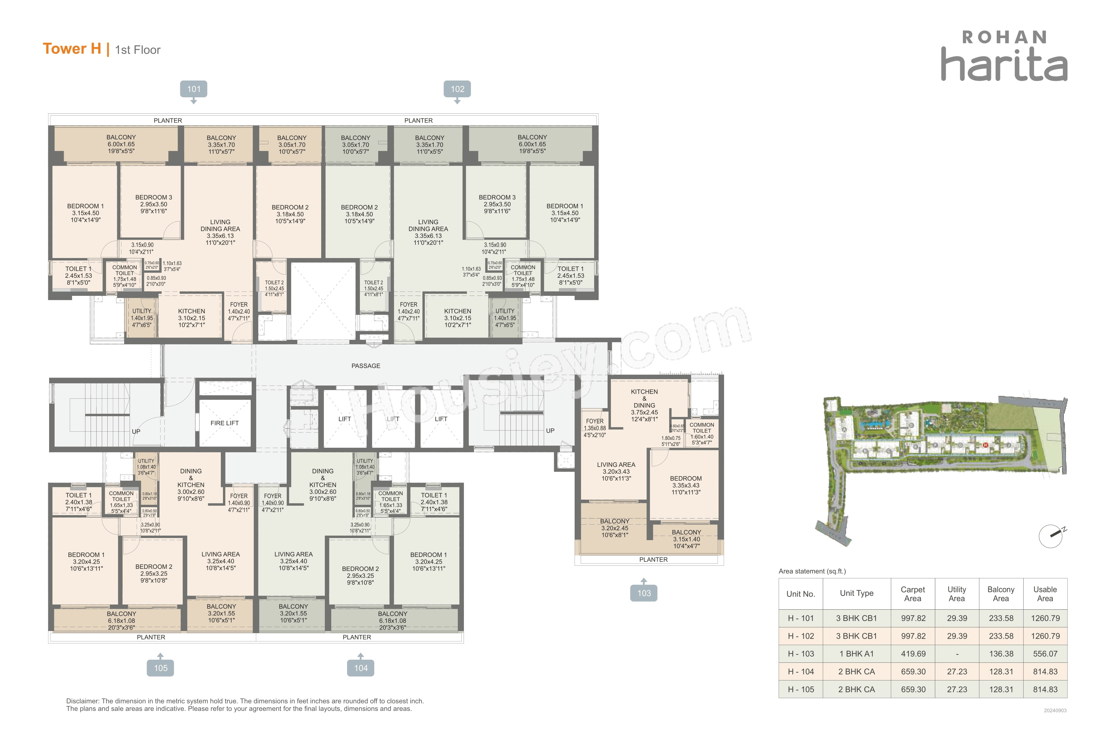Rohan Harita Floor plan 16