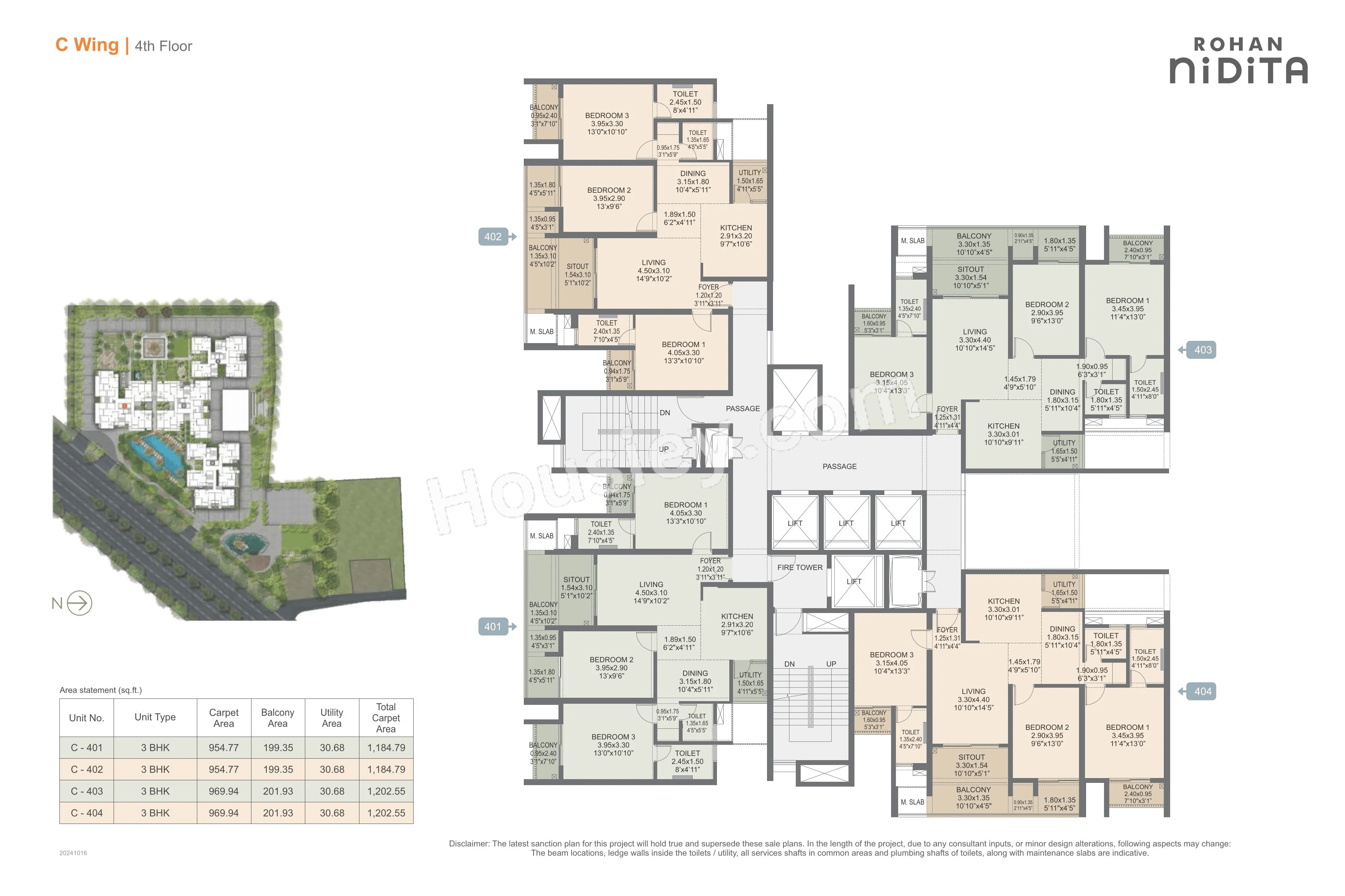 Rohan Nidita Floor plan 3