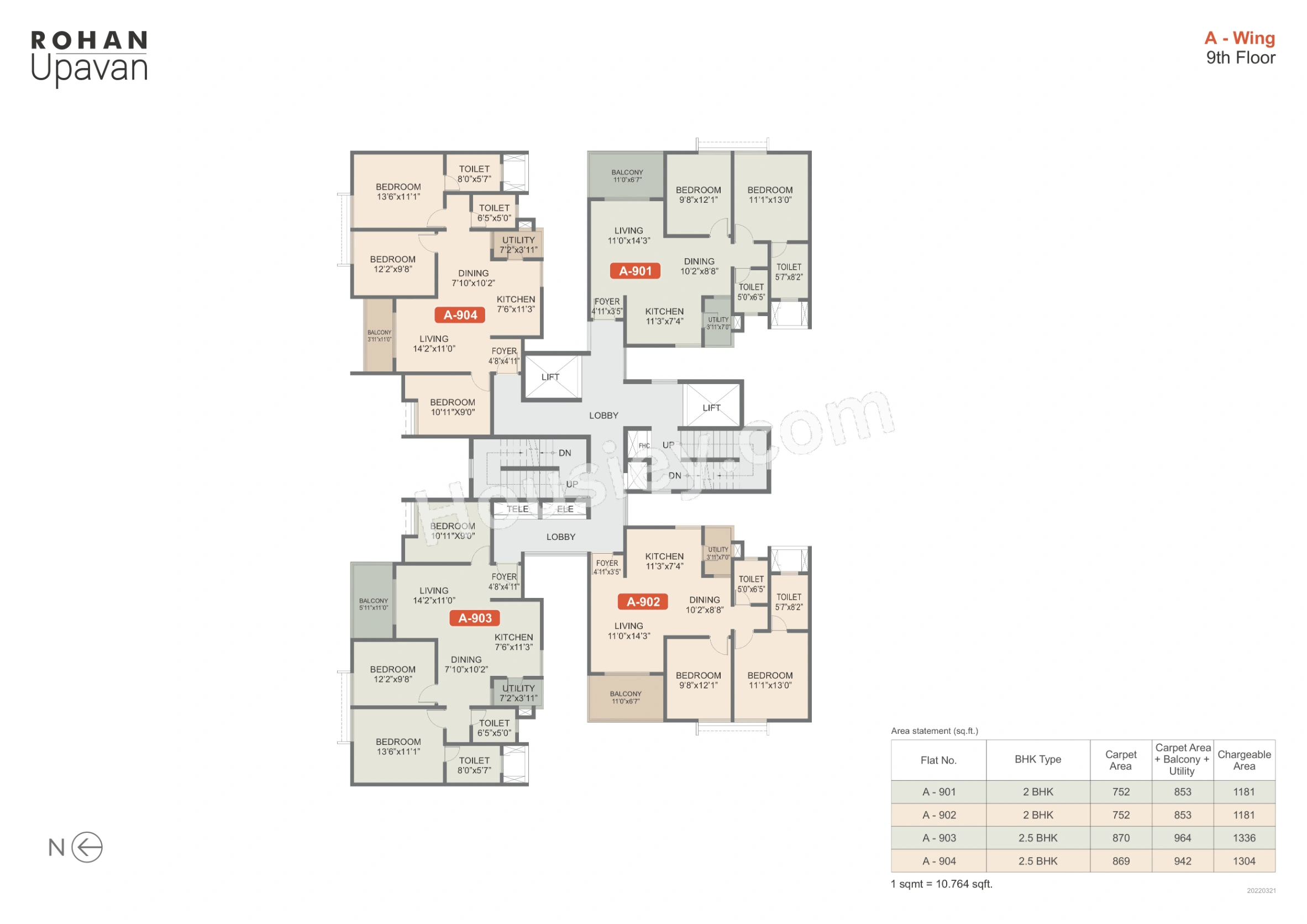 Rohan Upavan Floor plan 2
