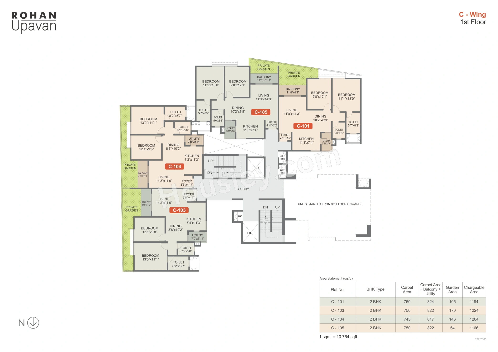 Rohan Upavan Floor plan 4
