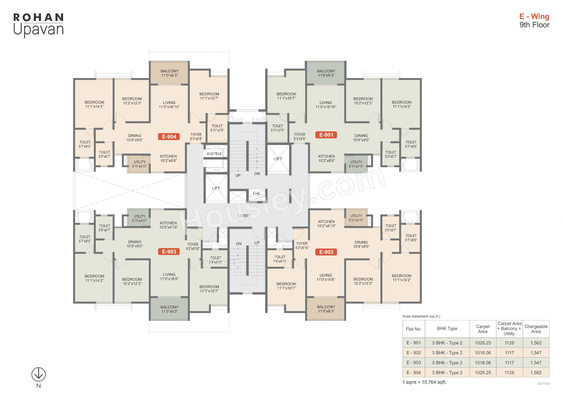 Rohan Upavan Floor plan 9