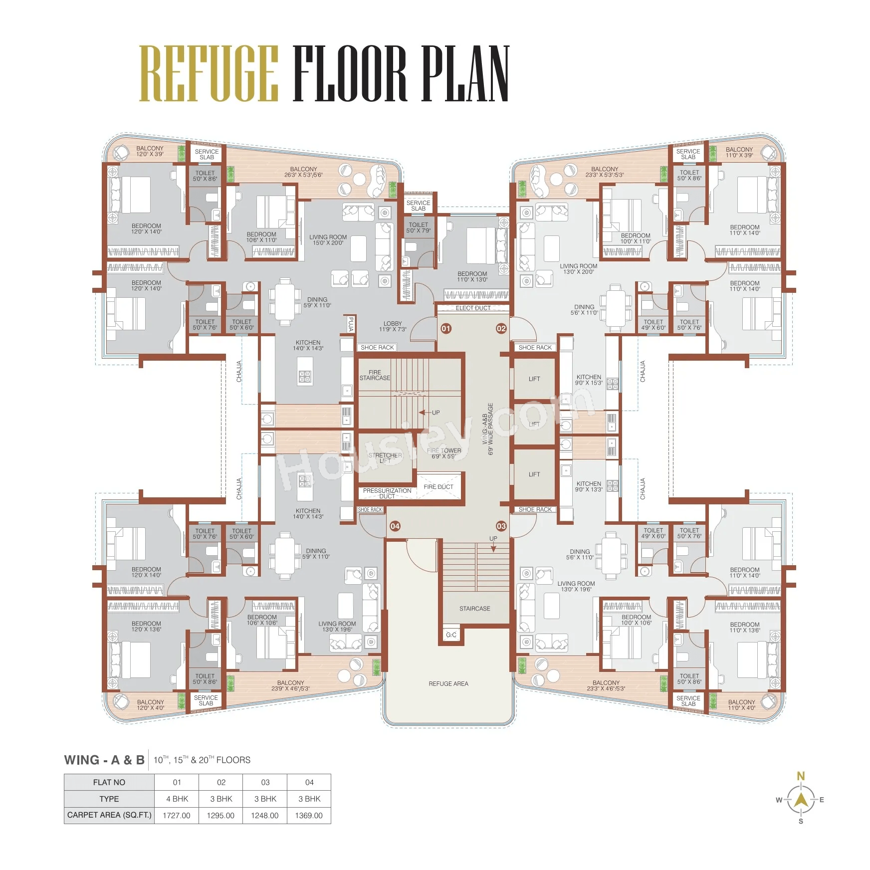 Royal Morya Skydale Floor plan 1