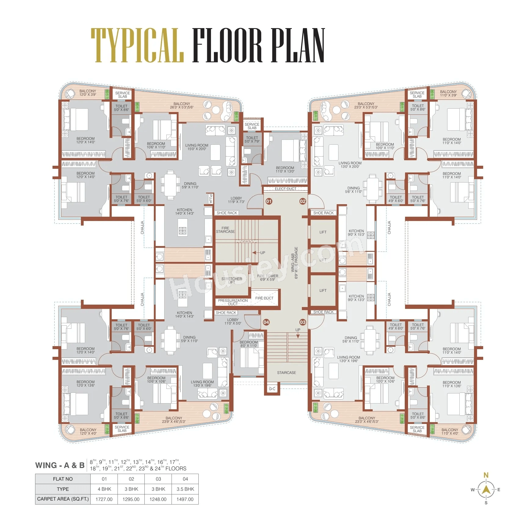 Royal Morya Skydale Floor plan 2