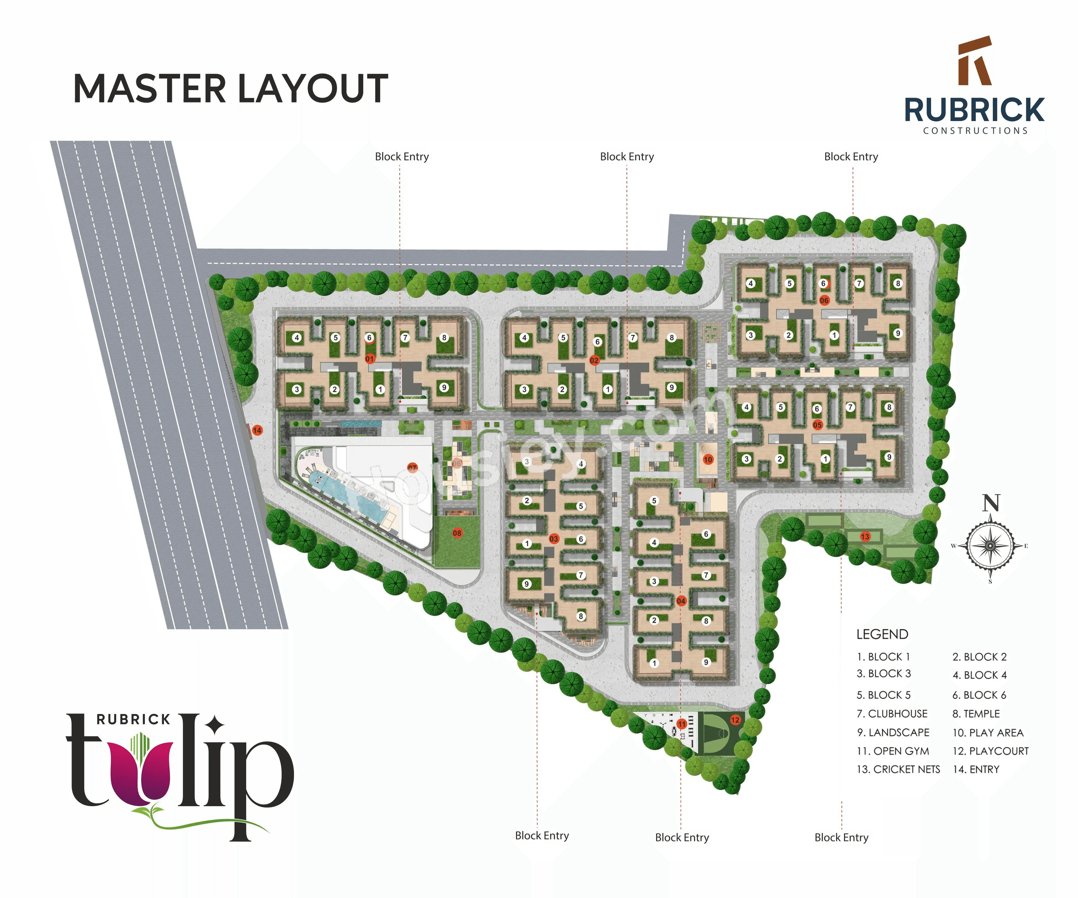 Rubrick Tulip Floor plan 1