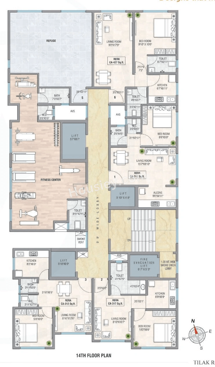 Rudra Galaxy Aura Floor plan 3
