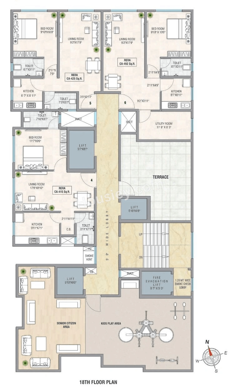 Rudra Galaxy Aura Floor plan 4