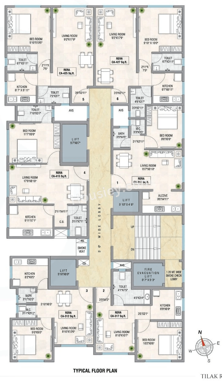 Rudra Galaxy Aura Floor plan 6