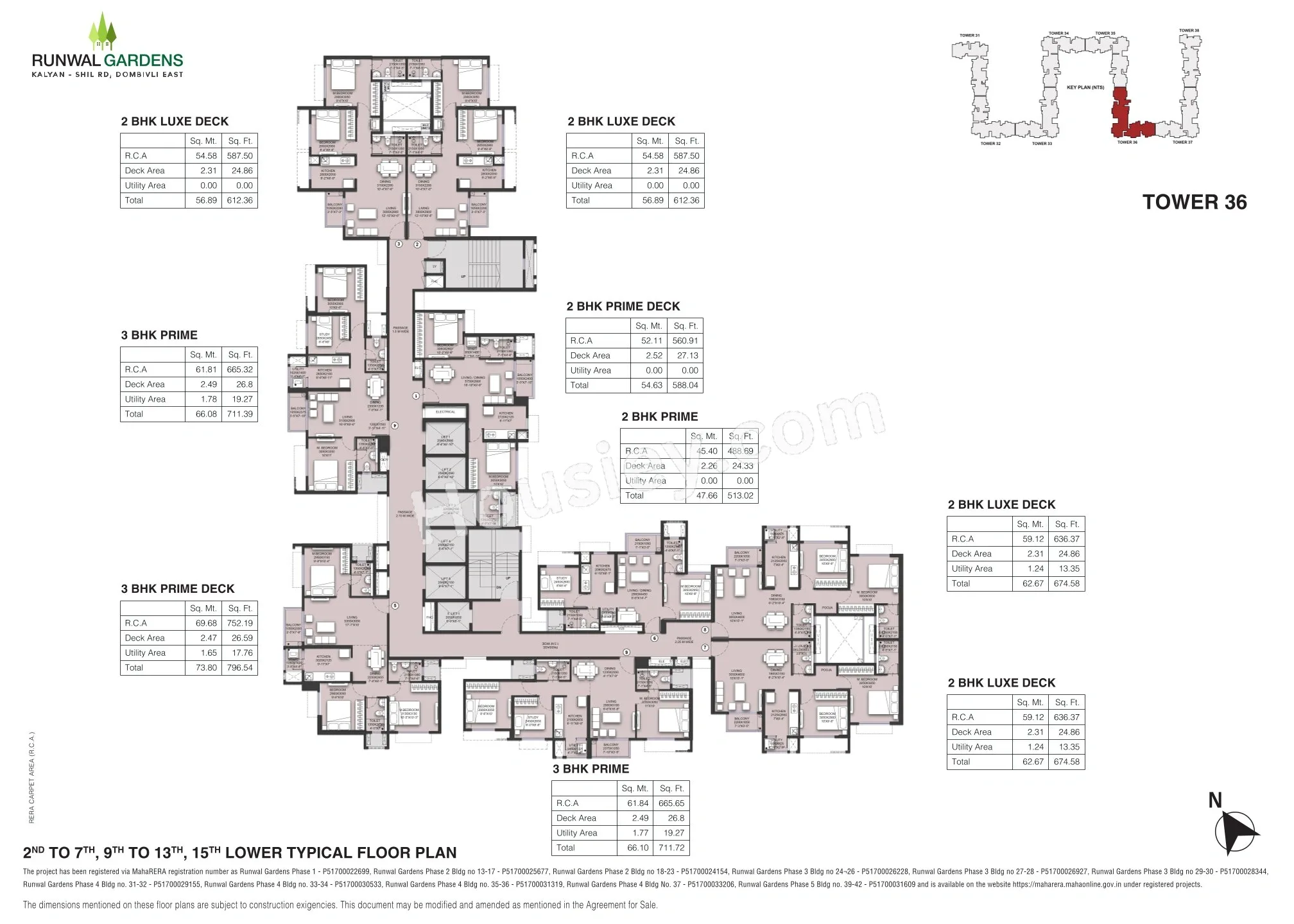 Runwal Garden Phase 4 Floor plan 6