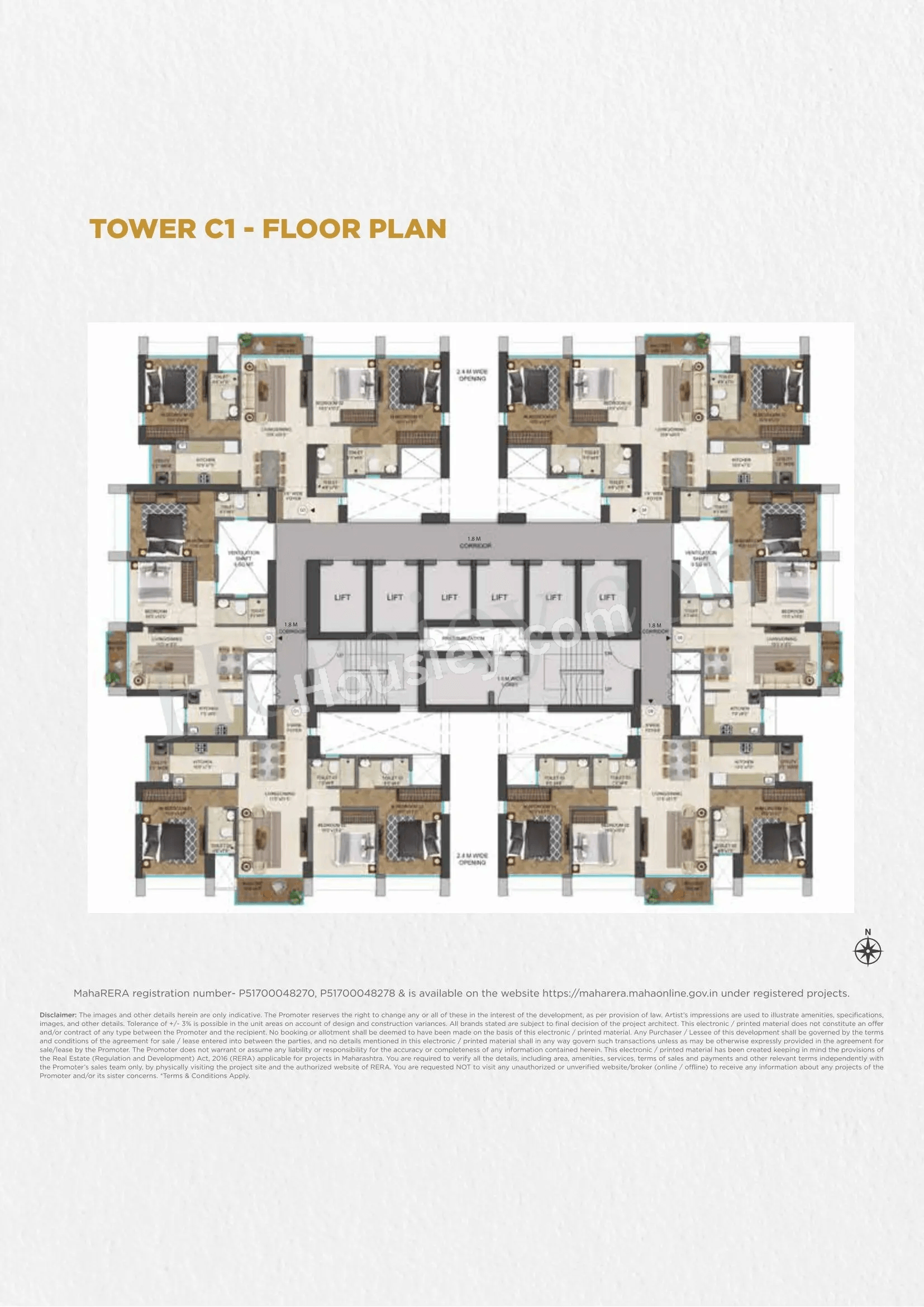 Runwal One Floor plan 2