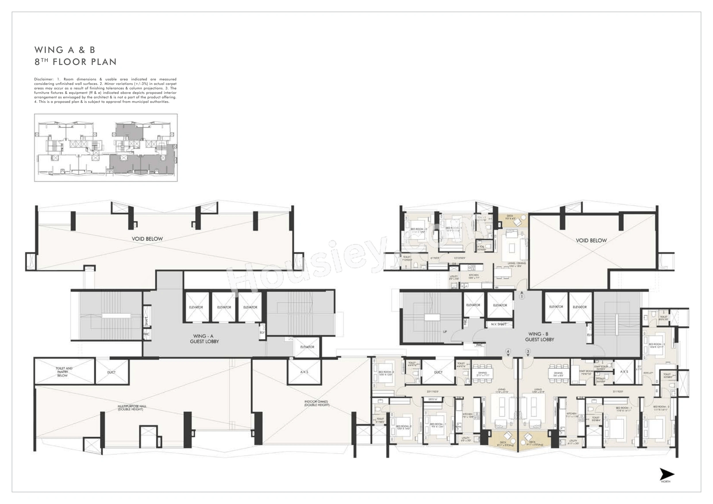 Rustomjee Vista Bay Floor plan 1