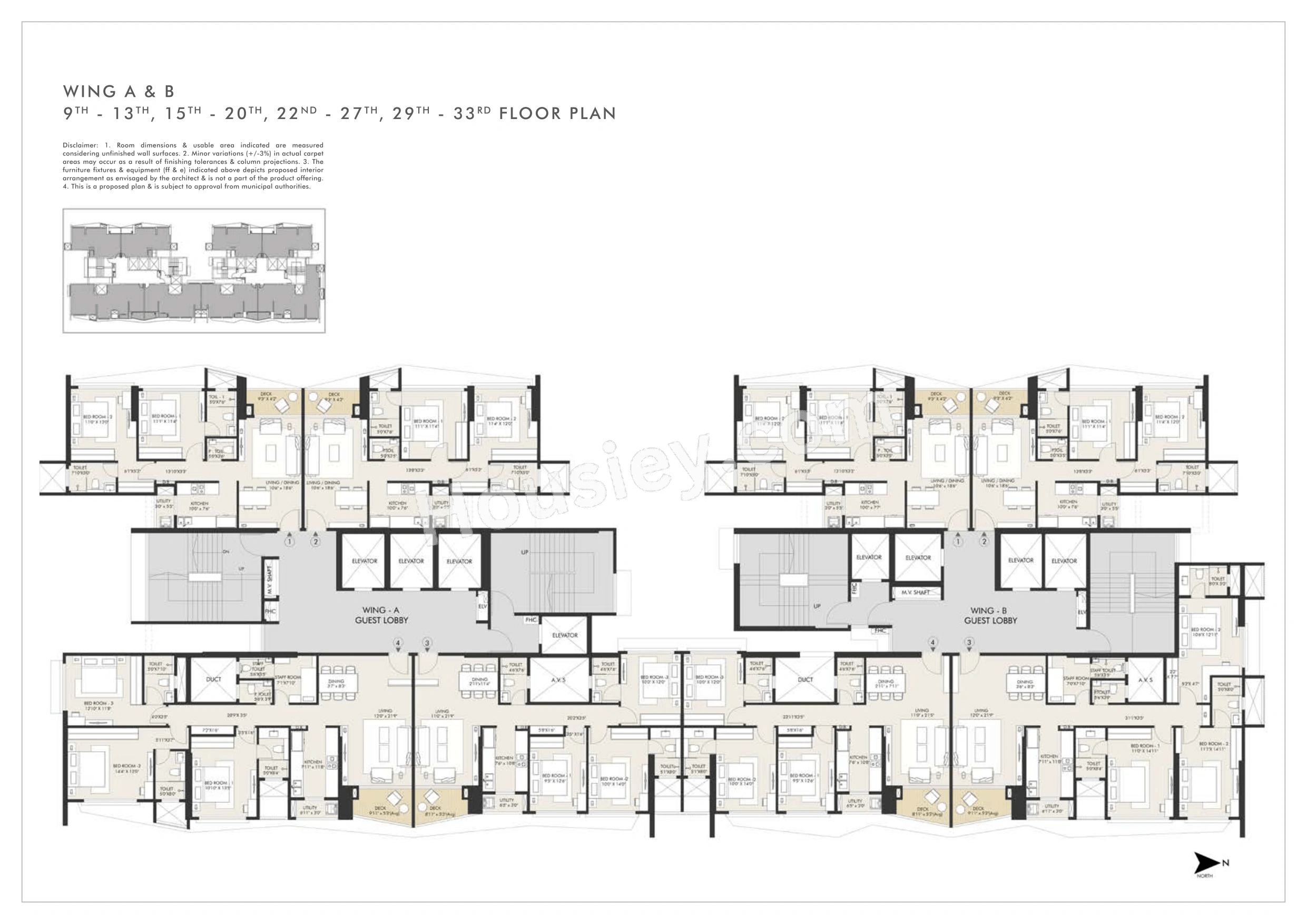 Rustomjee Vista Bay Floor plan 2