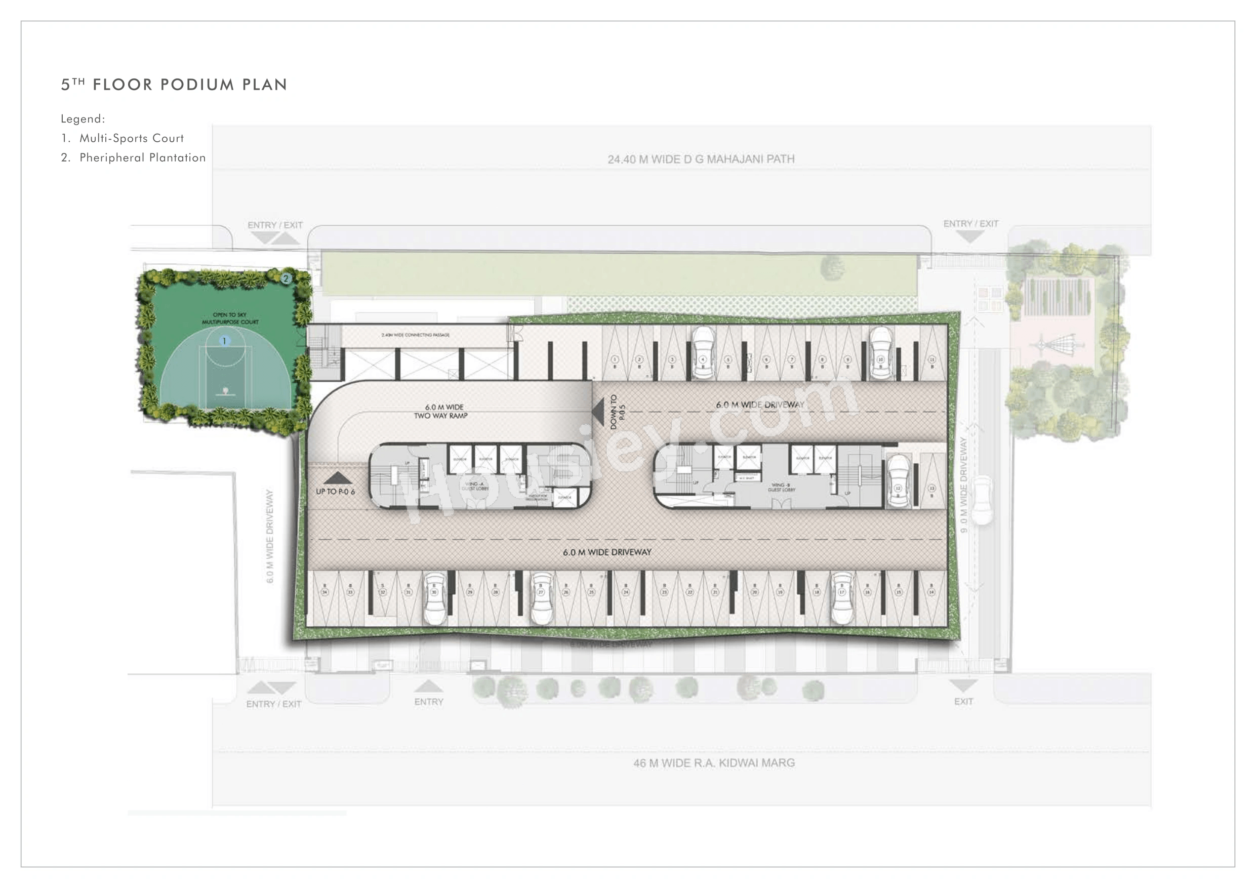 Rustomjee Vista Bay Floor plan 8