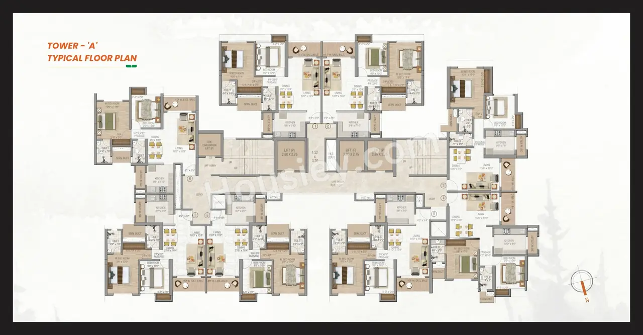 Rutu City Floor Plan