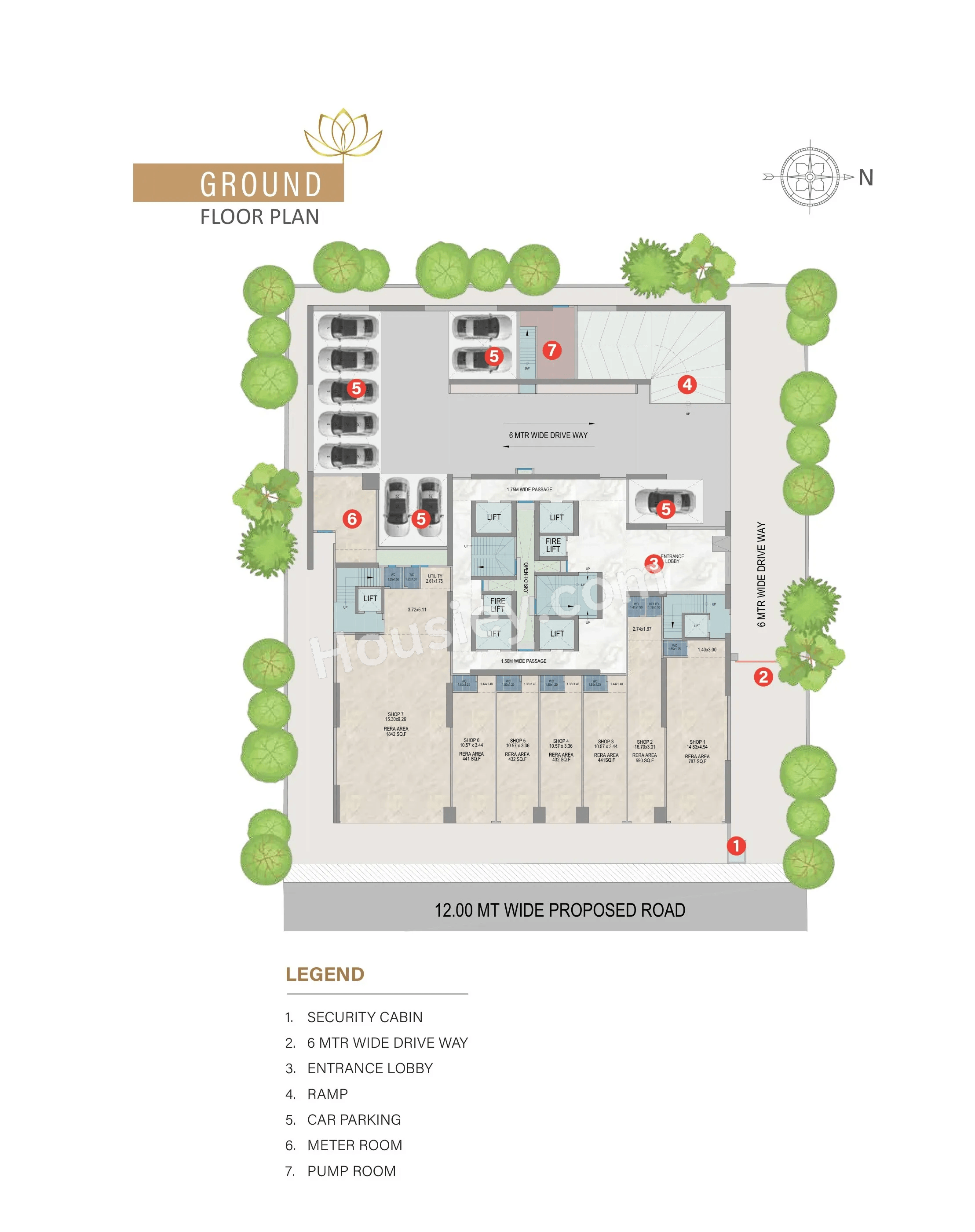 S D Crown Floor plan 3