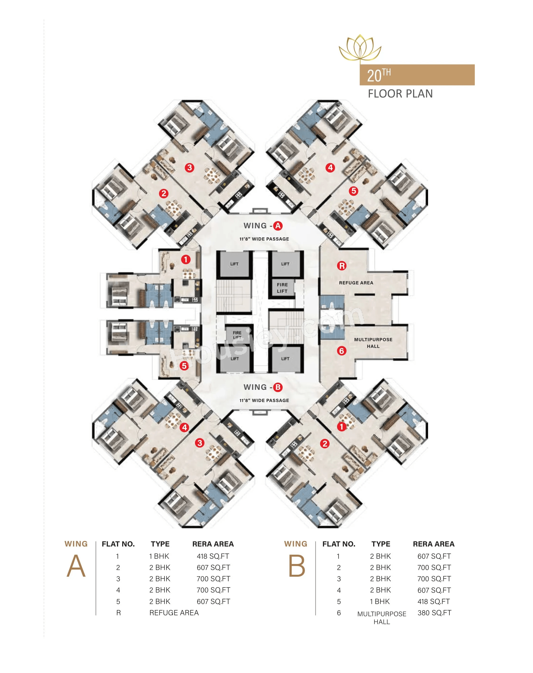 S D Crown Floor plan 4