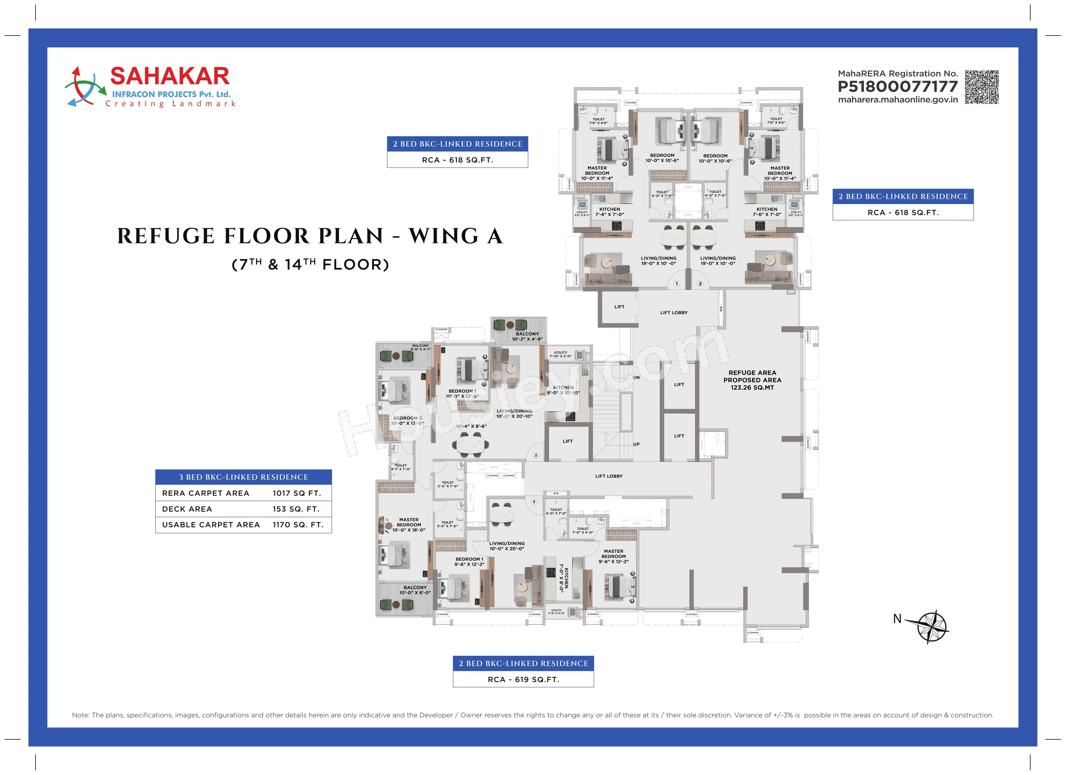 Sahakar Acropolis 1 Floor plan 6