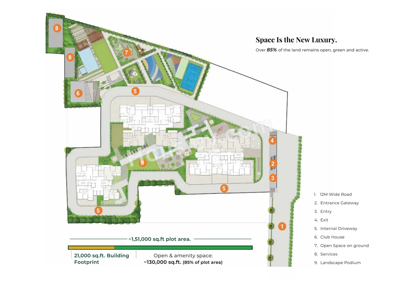 Sai Nisarg SkyLuxe Master Plan
