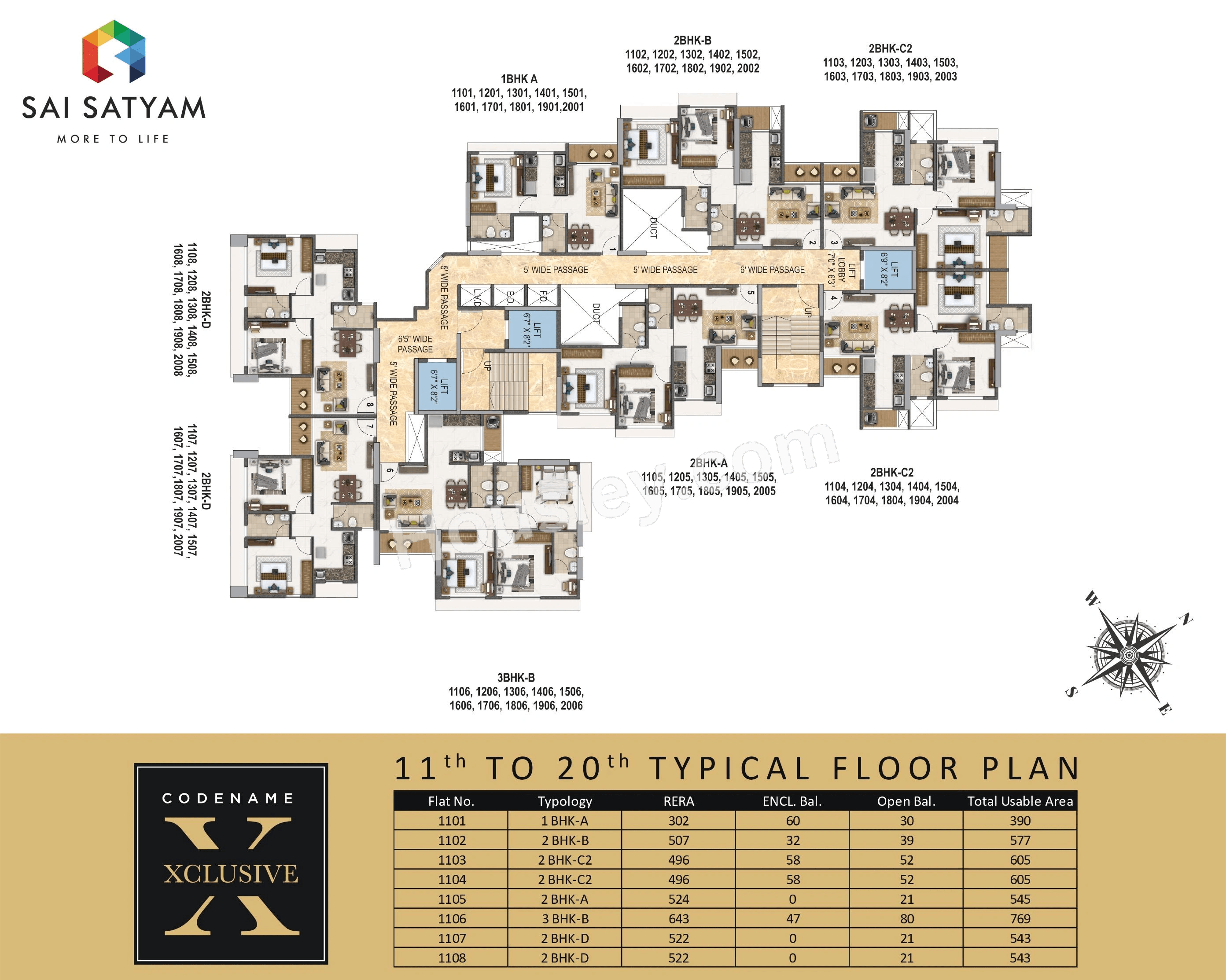 Sai Park street Floor plan 6