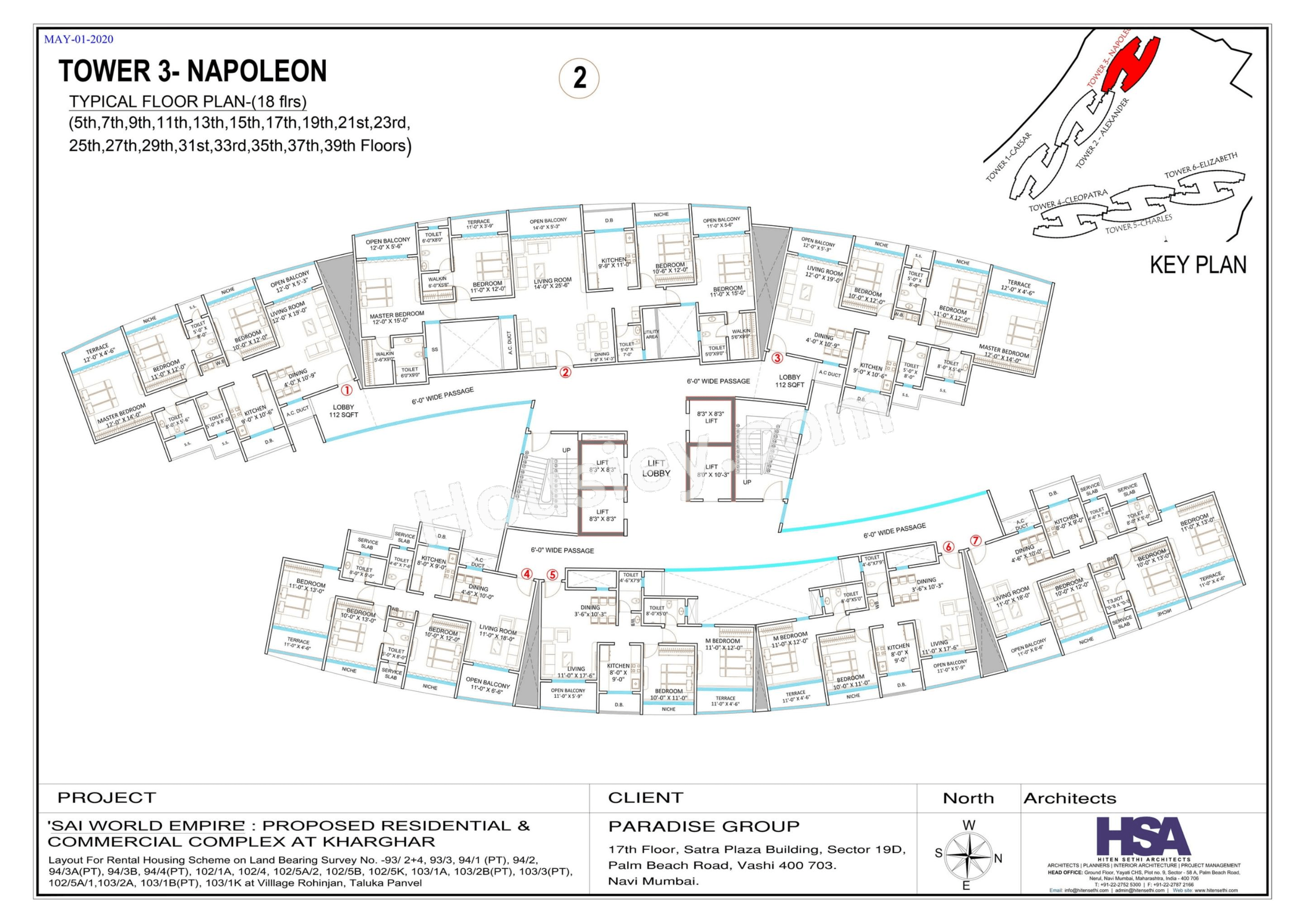 Sai World Empire Floor plan 1