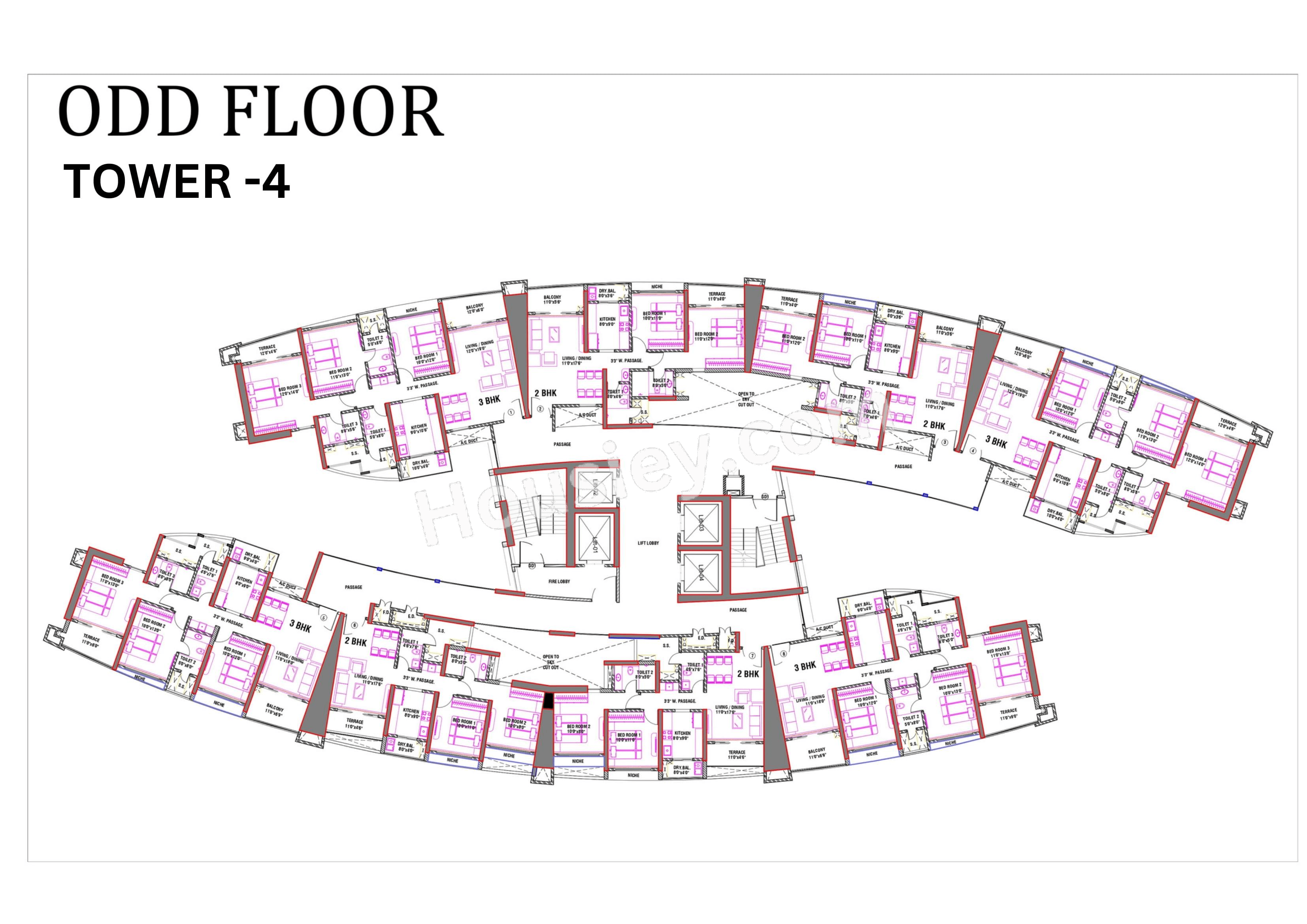 Sai World Empire Floor plan 2