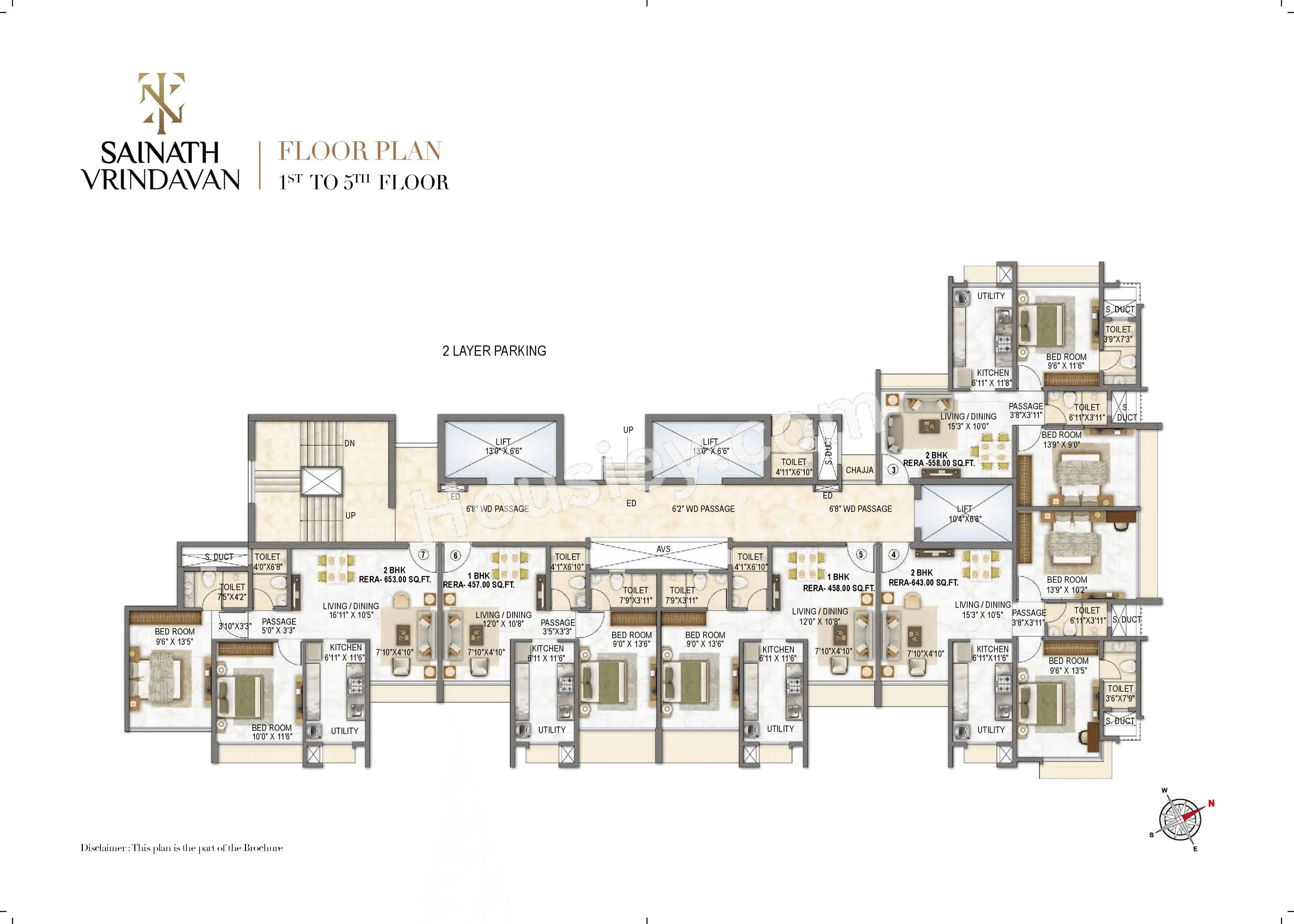 Sainath Vrindavan Floor plan 1
