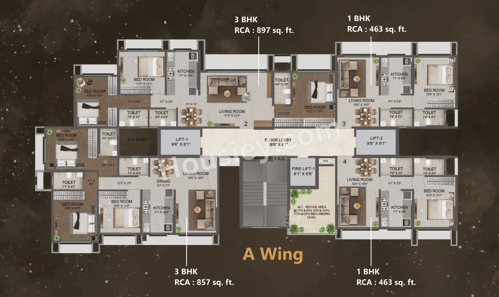 Samarpan Utopia Floor plan 1