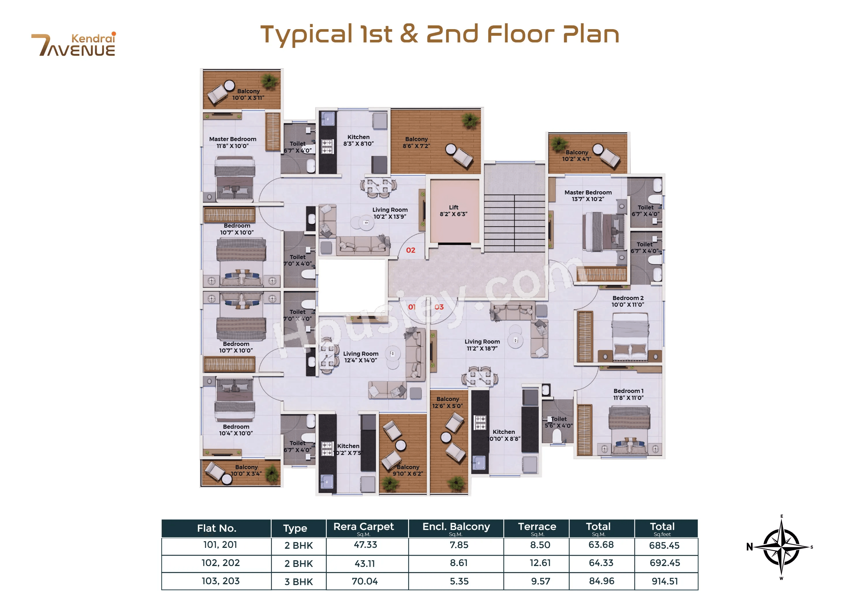 Samarth Kendrai 7 Avenue Floor plan 1