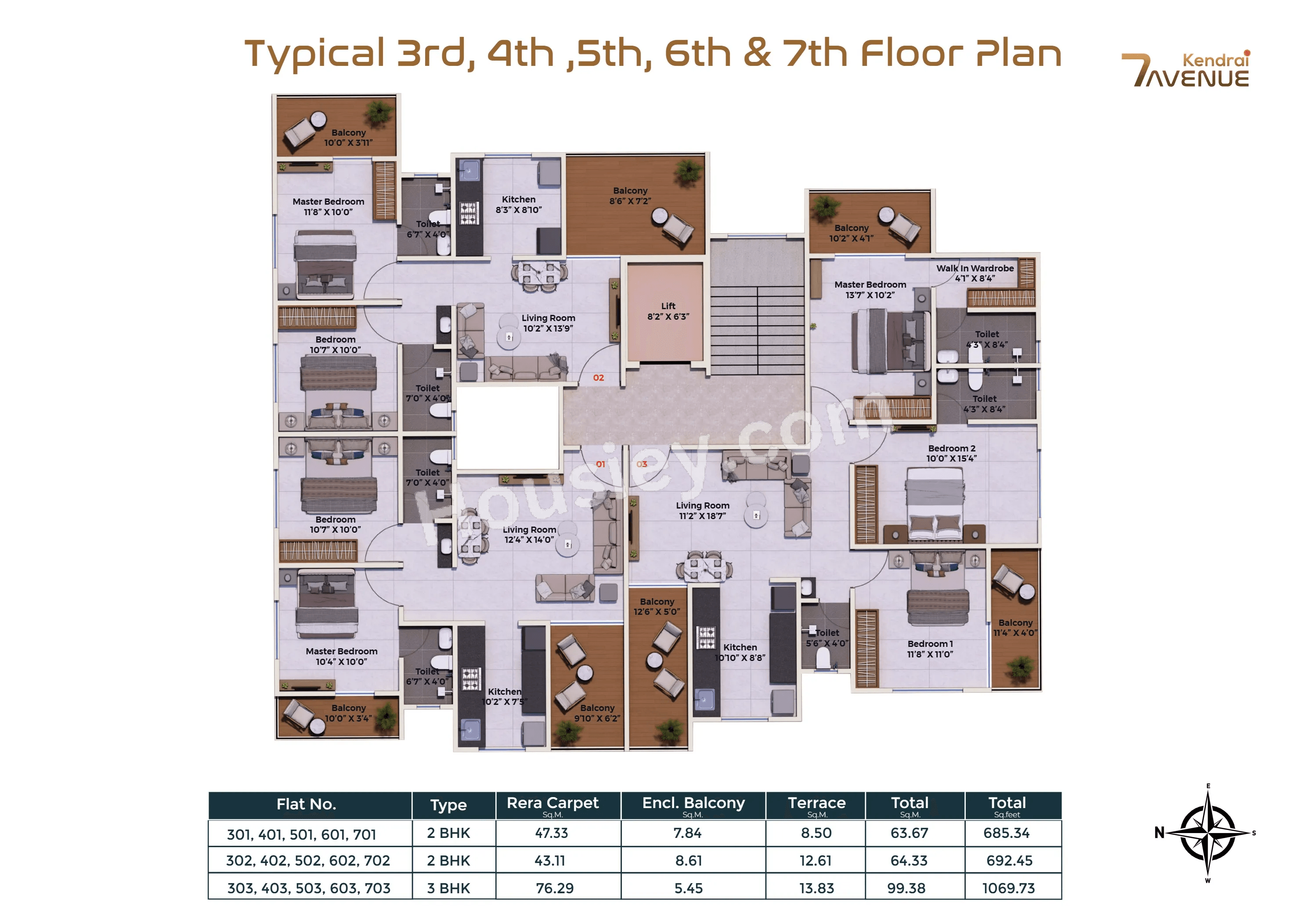 Samarth Kendrai 7 Avenue Floor plan 2