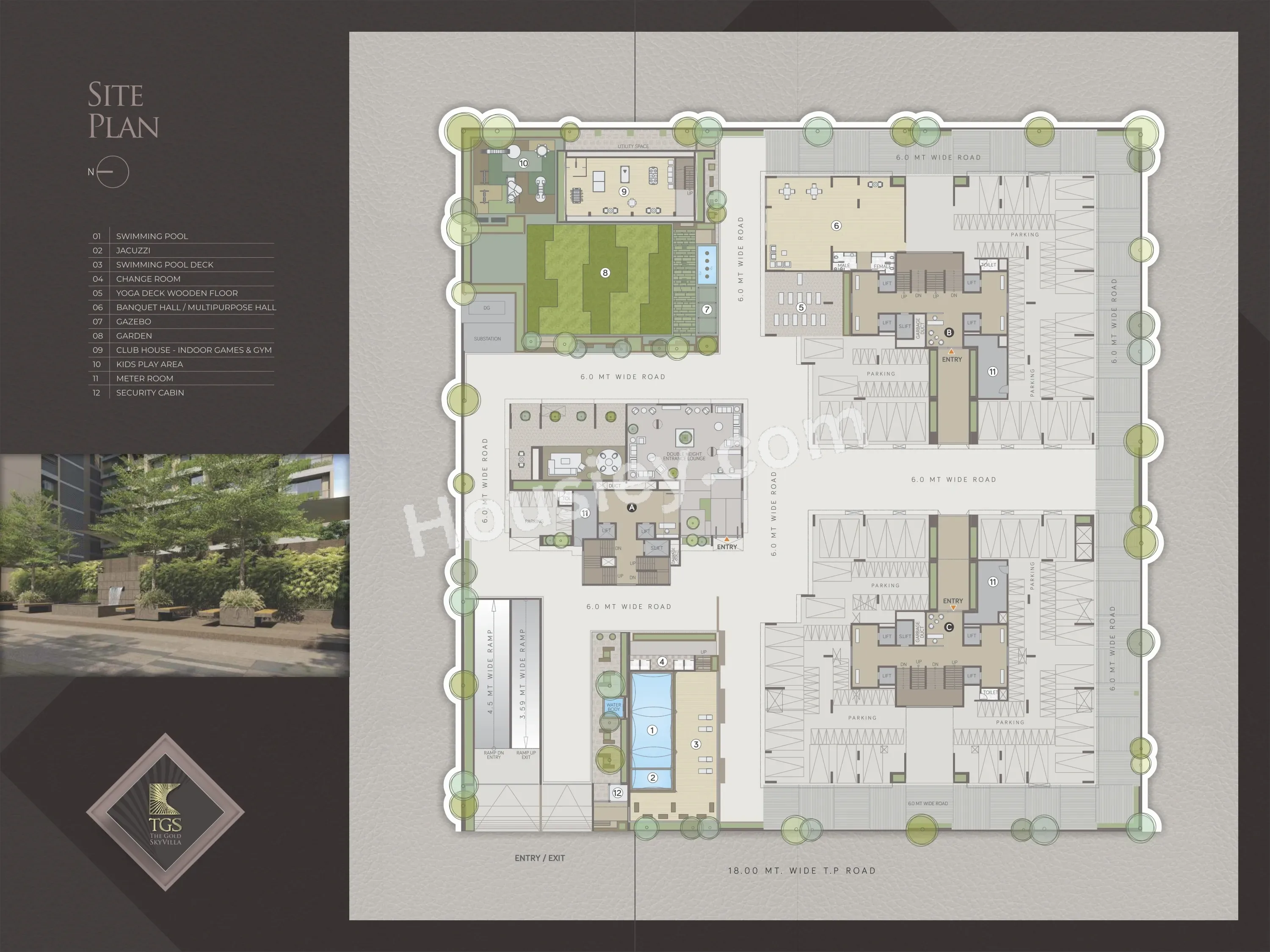 Samor The Gold Skyvilla Floor plan 1