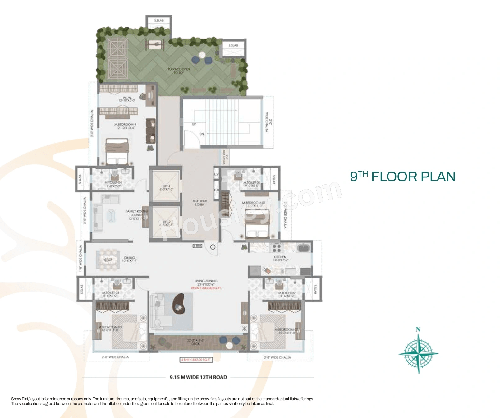 Sandu Vishranti Floor plan 3