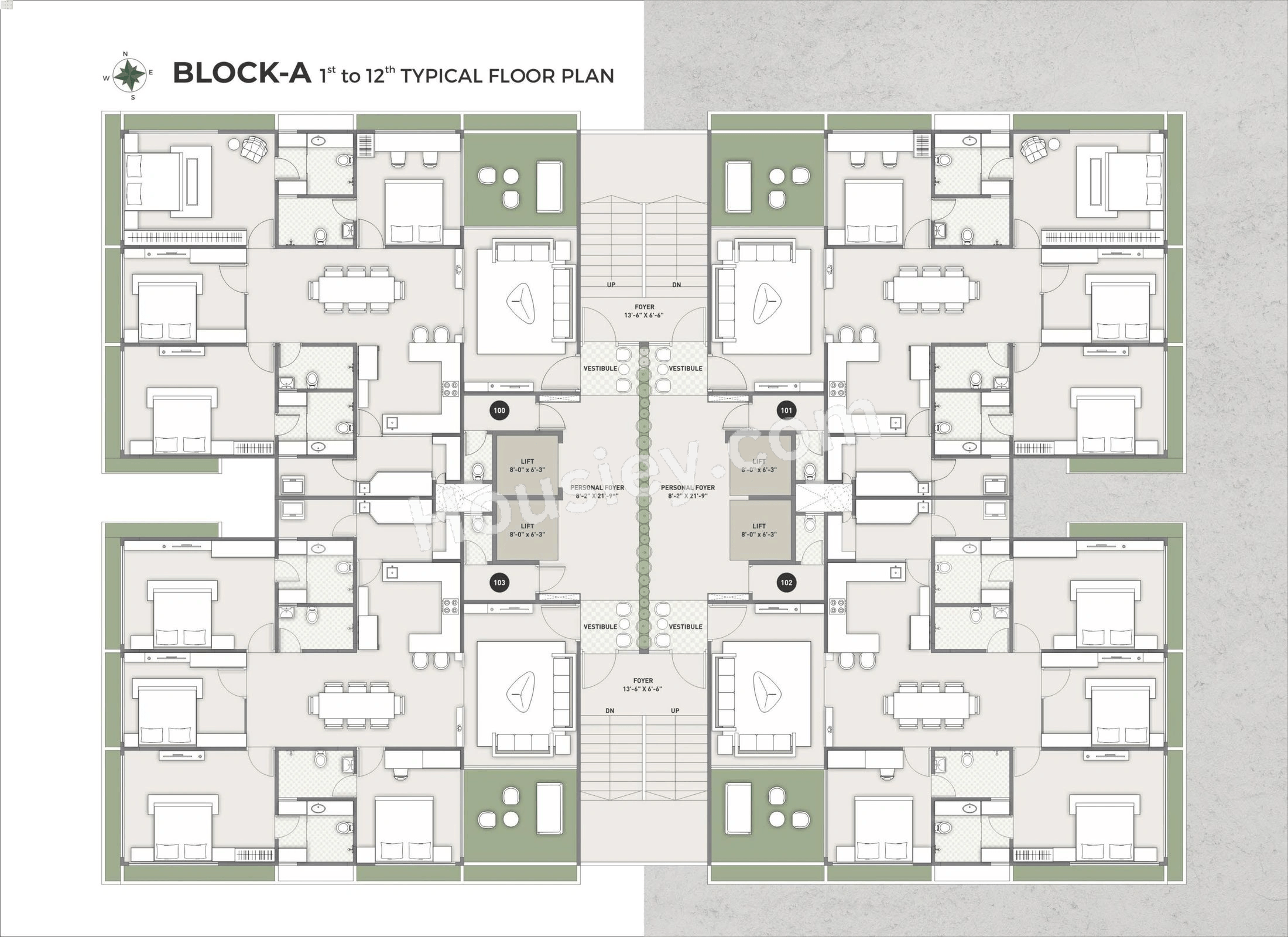 Sanghavi Manor Ananda Floor plan 2