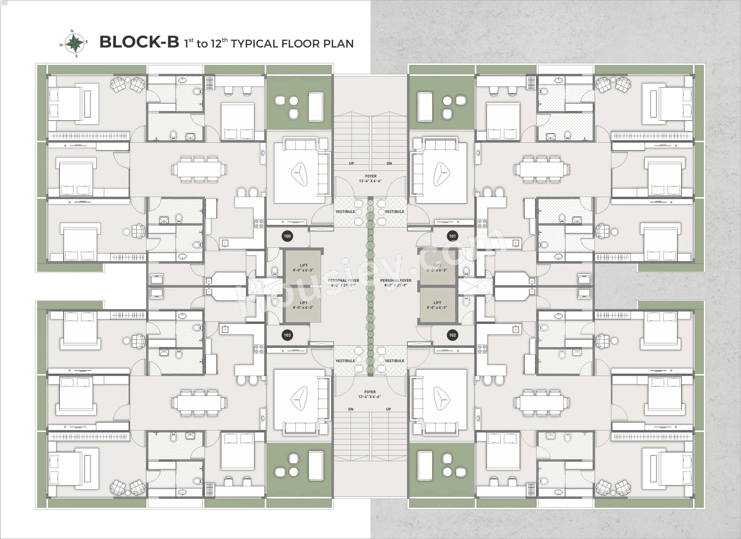 Sanghavi Manor Ananda Floor plan 4