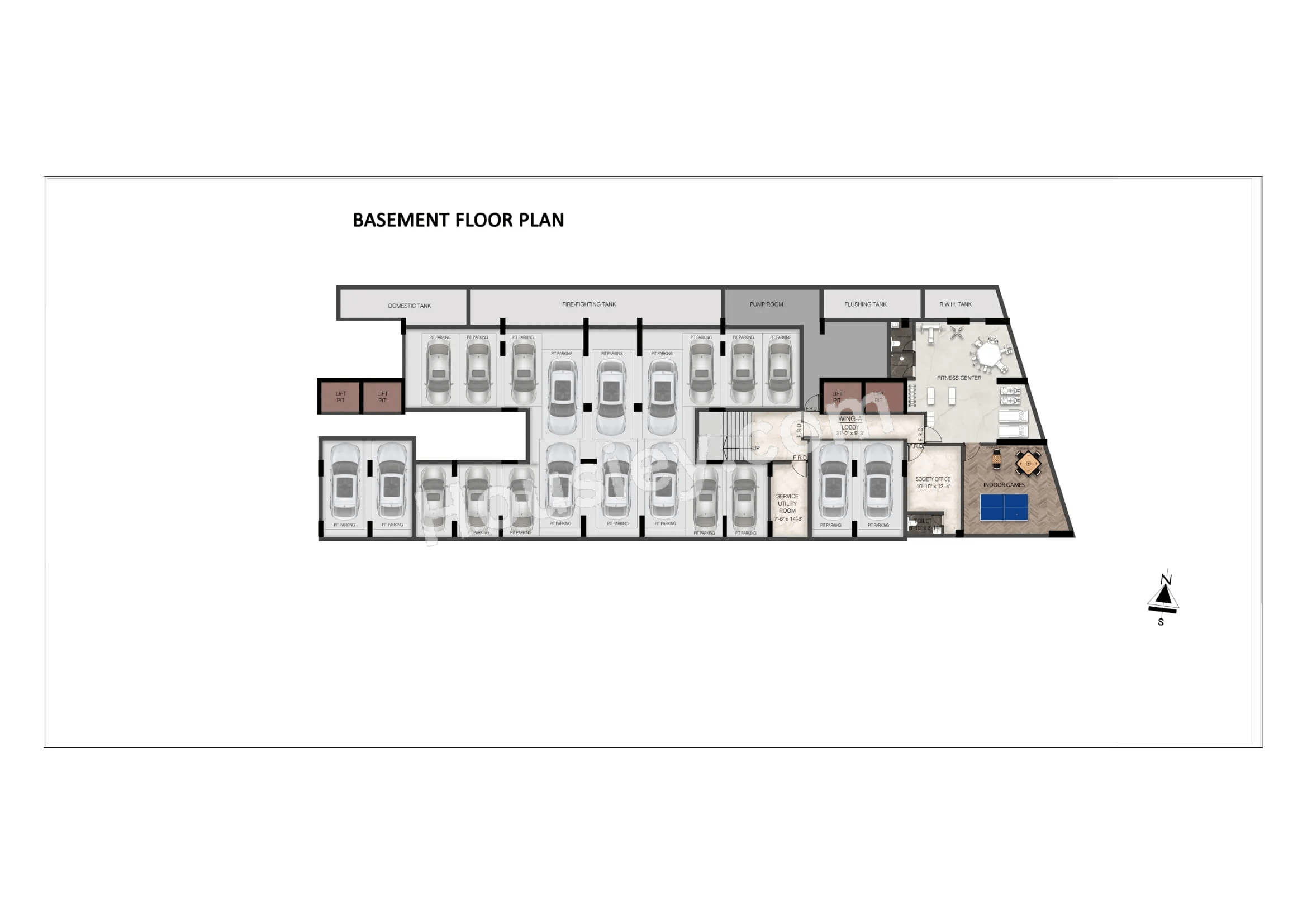 Sanghvi Aria Floor plan 1