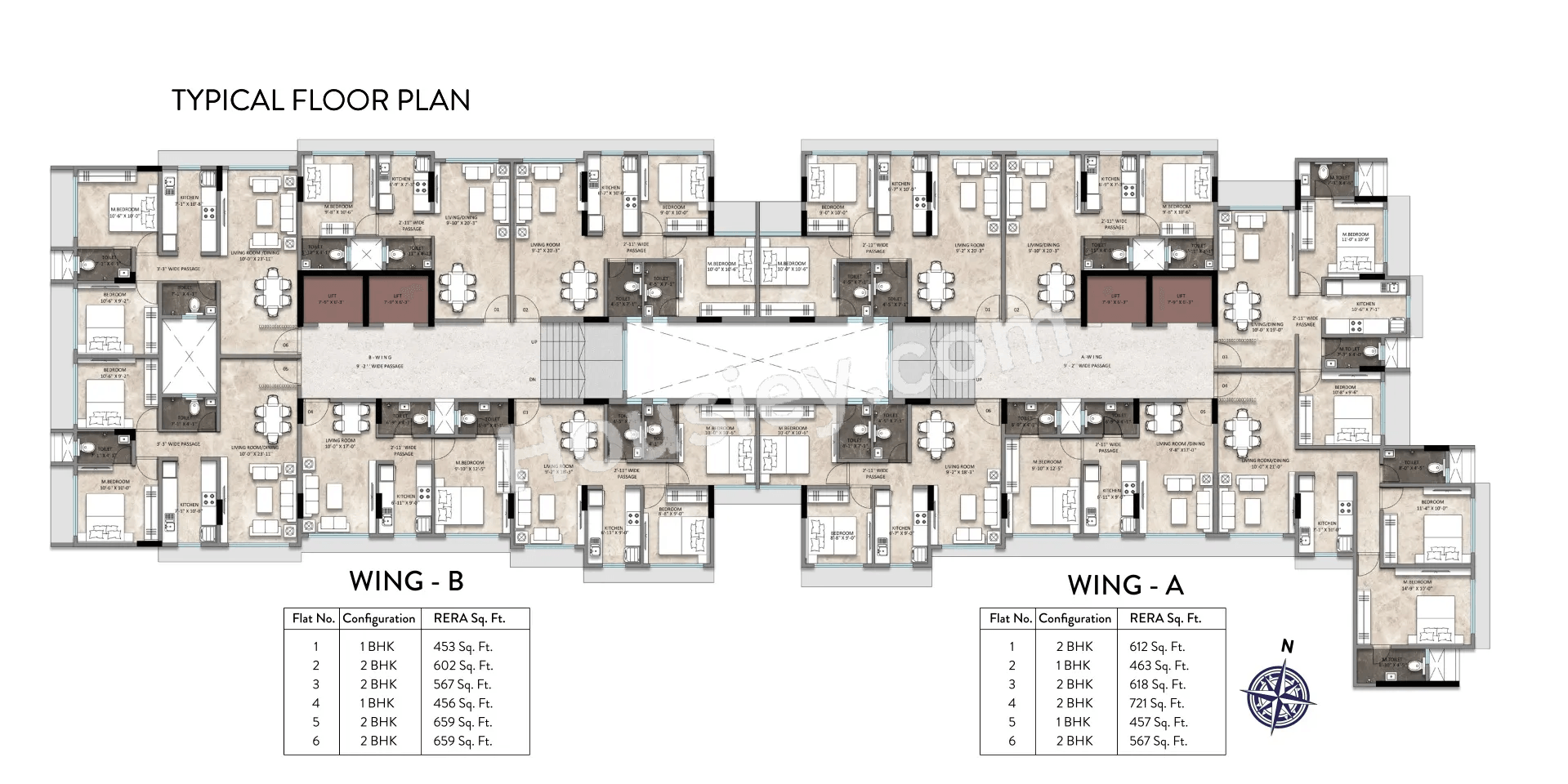 Sanghvi Aria Floor plan 2
