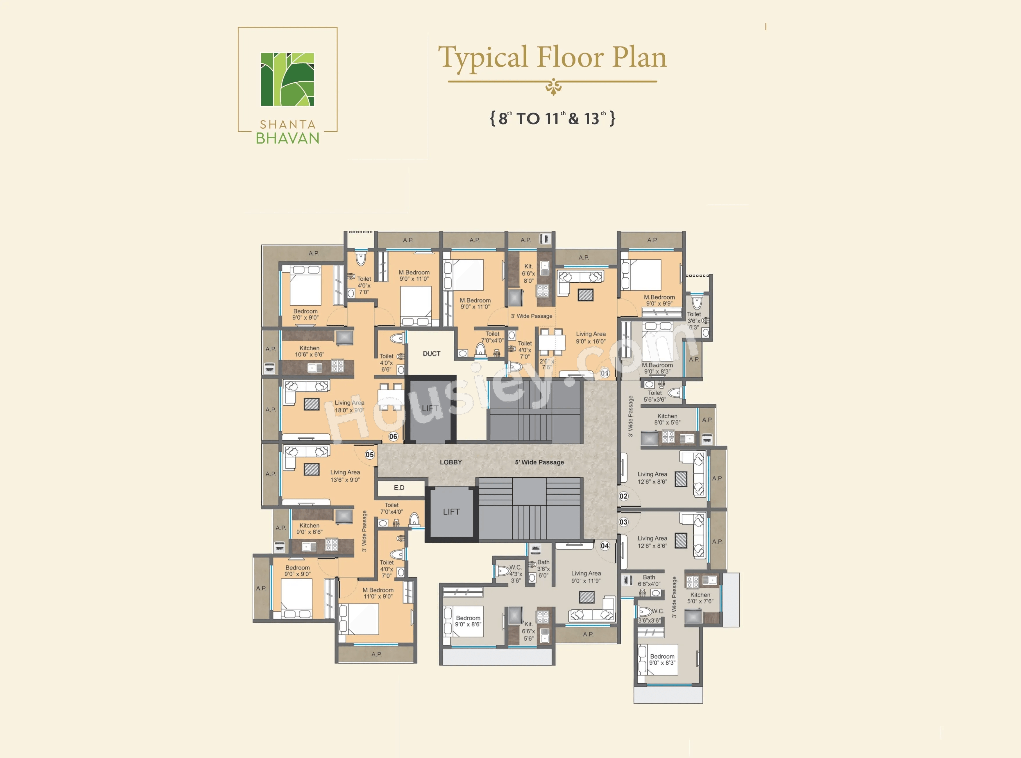 Sanjari Shanta Bhavan Floor plan 5