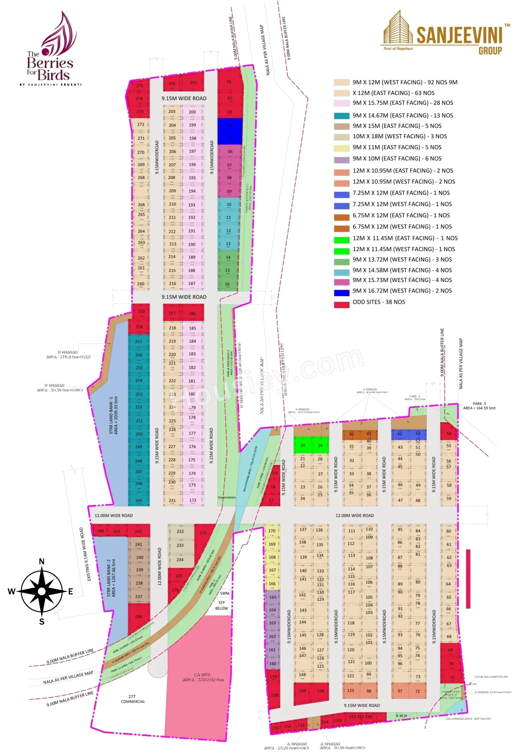 Sanjeevini The Berries for Birds Floor Plan