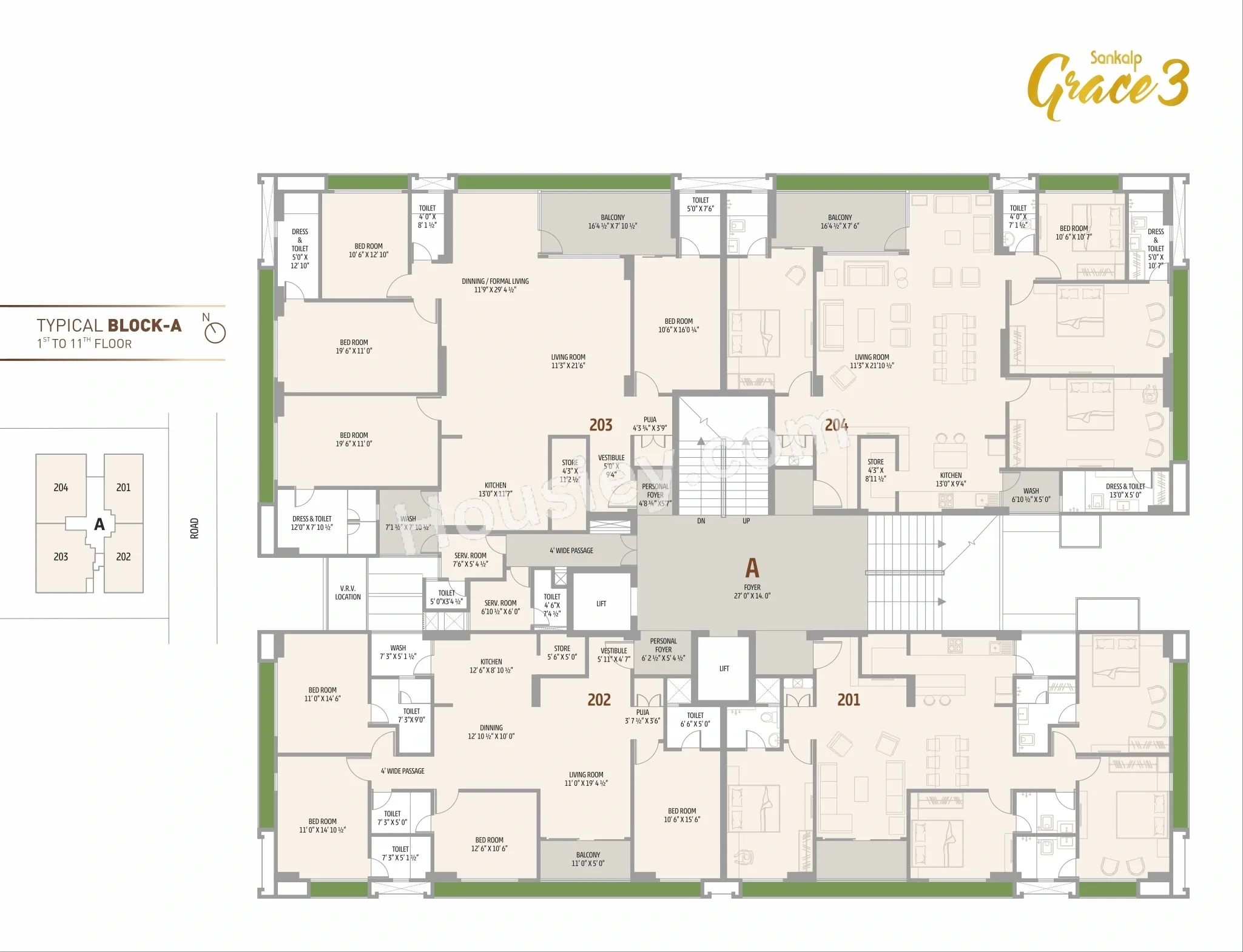 Sankalp Grace 3 Floor plan 2