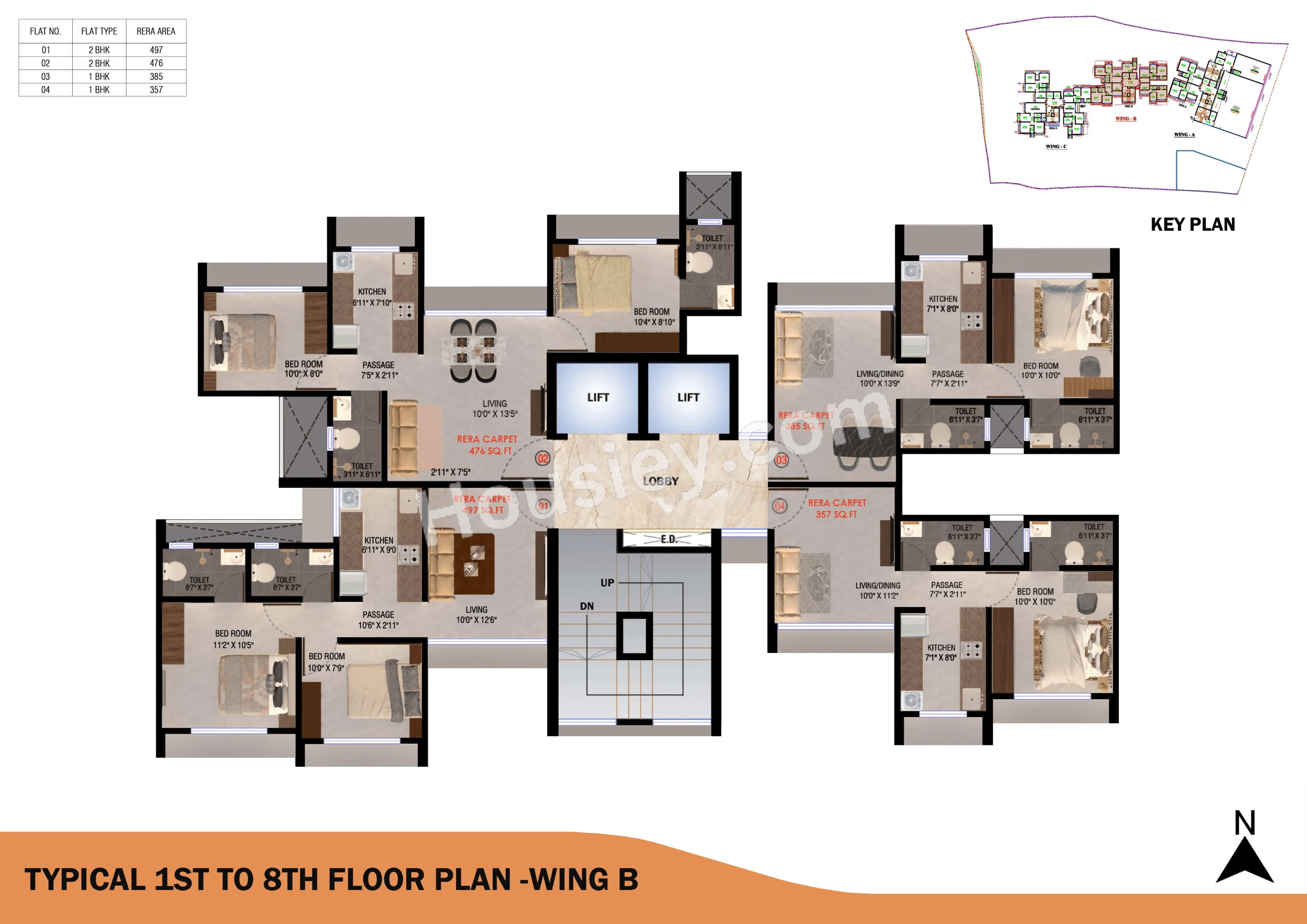 Sanmati Raghukul Floor plan 3